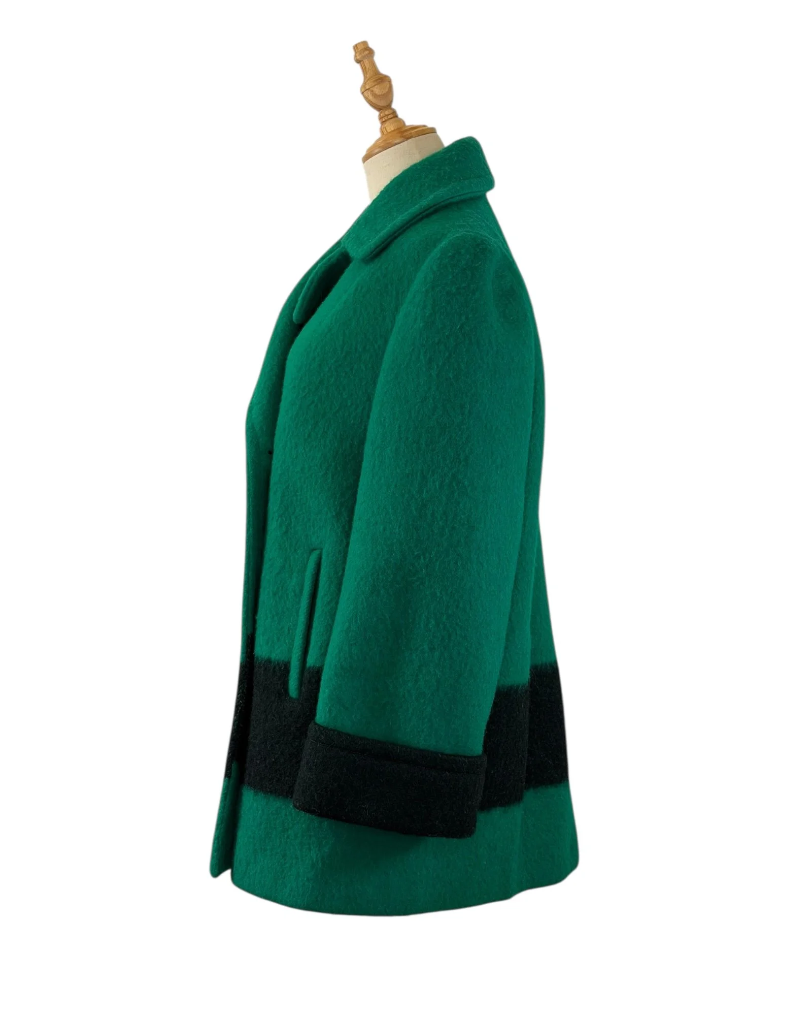 Hudson's Bay Point Blanket Coat Green (7).jpeg