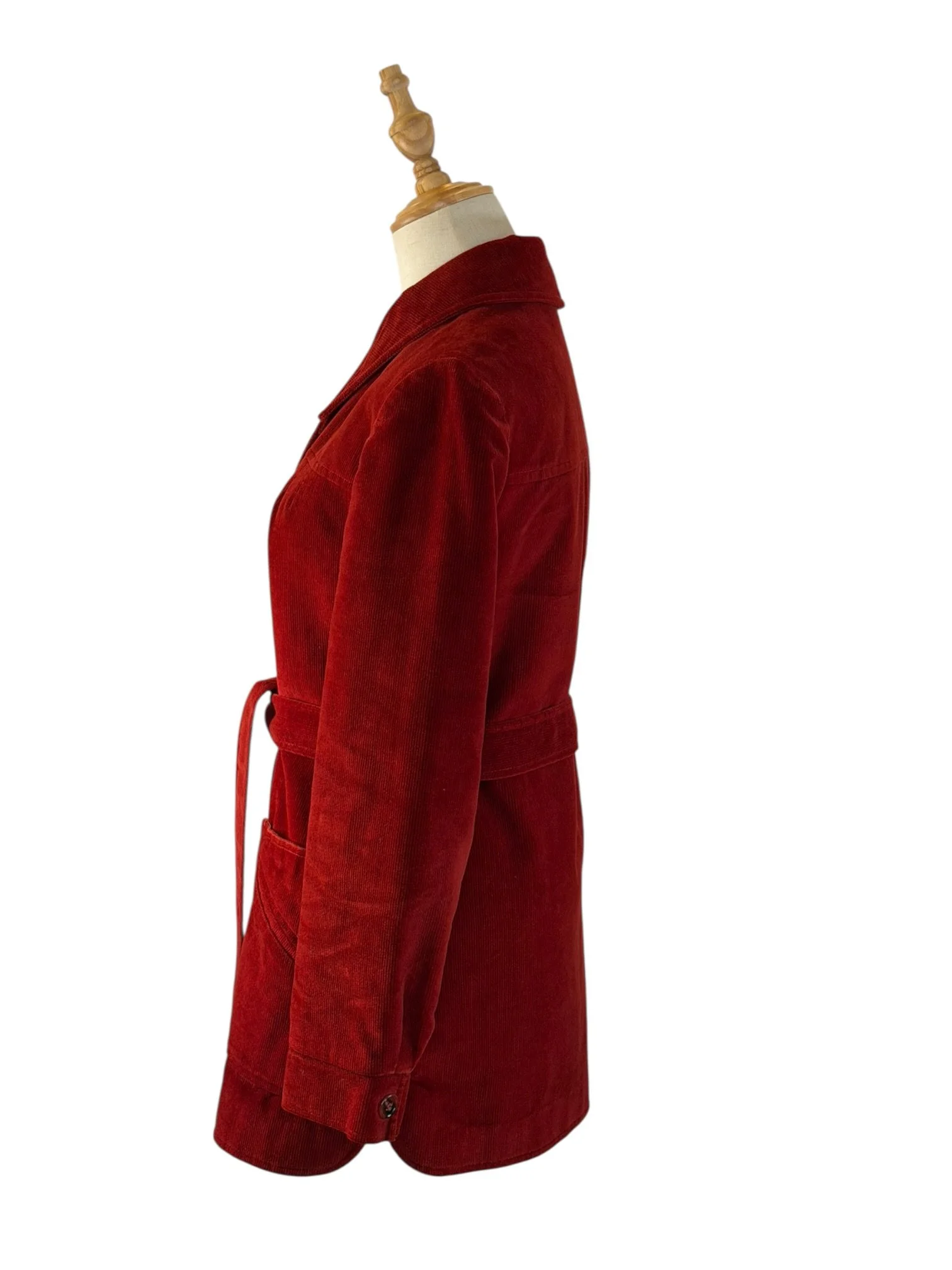 Sears Red Corduroy Belted Coat (3).jpeg