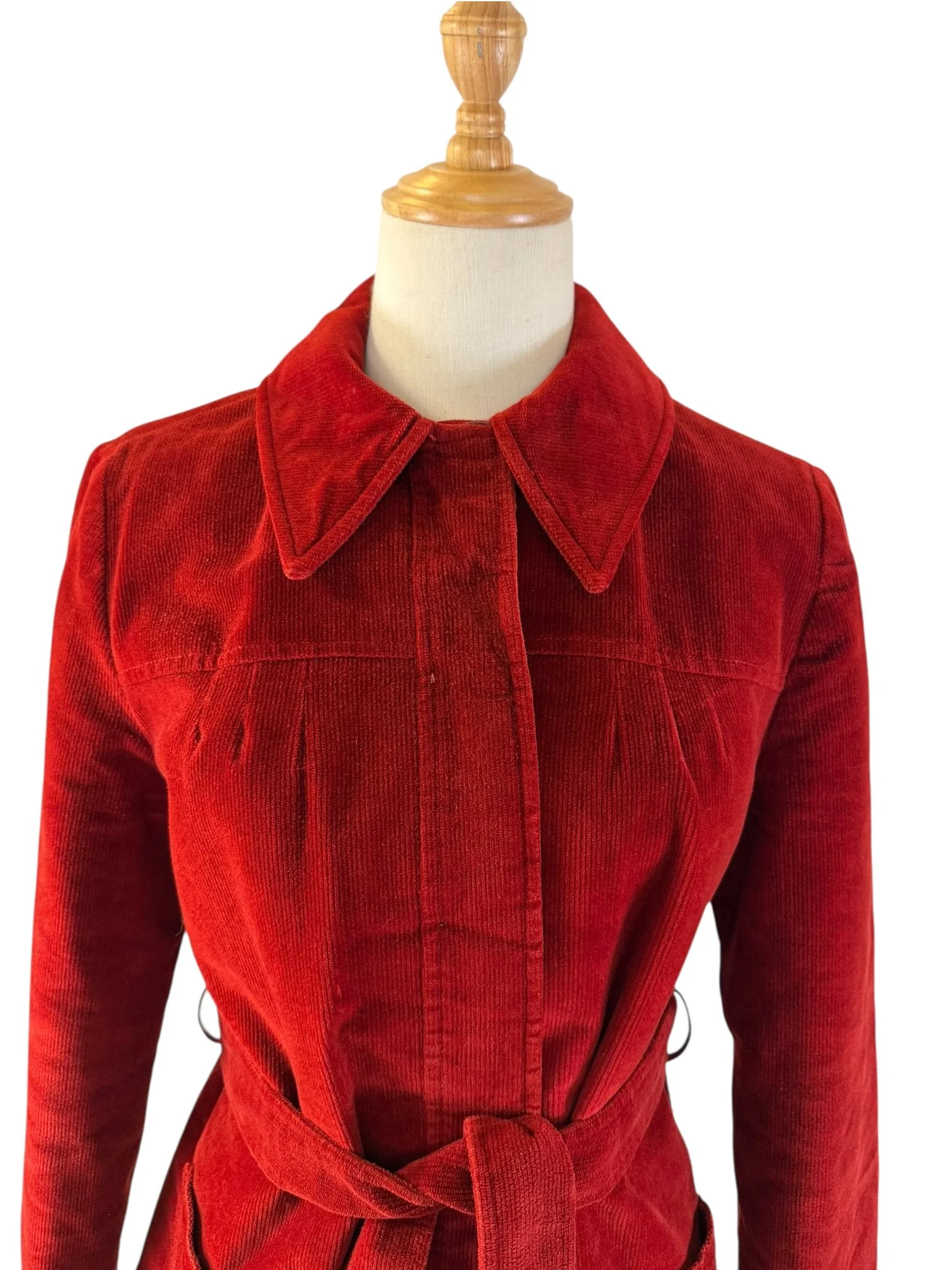 Sears Red Corduroy Belted Coat (6).jpeg