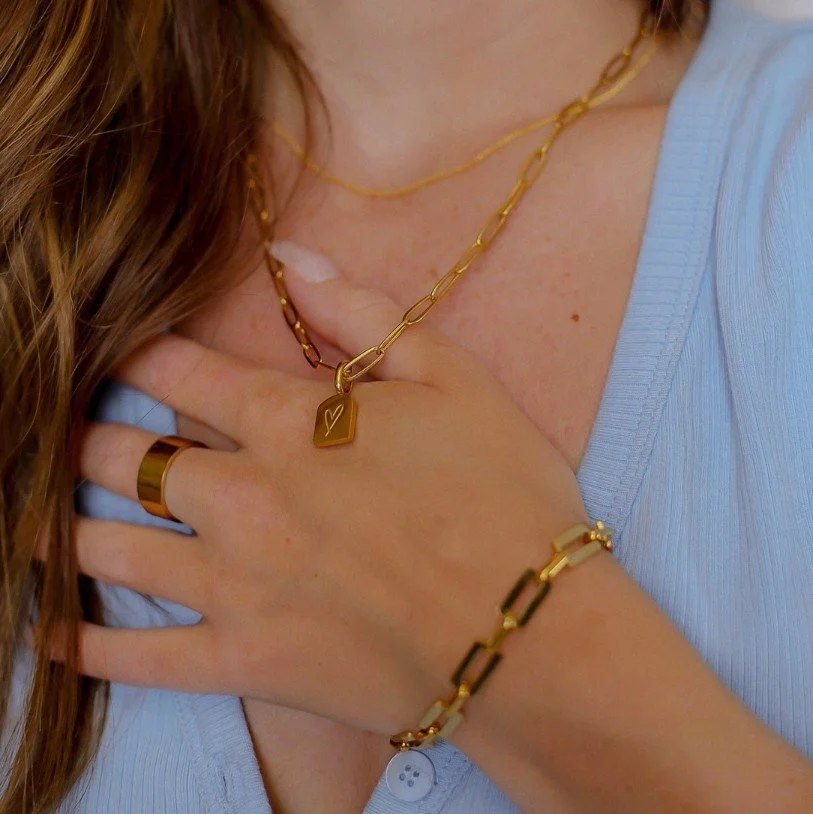 Heart Charm Paperclip Chain 1.jpg