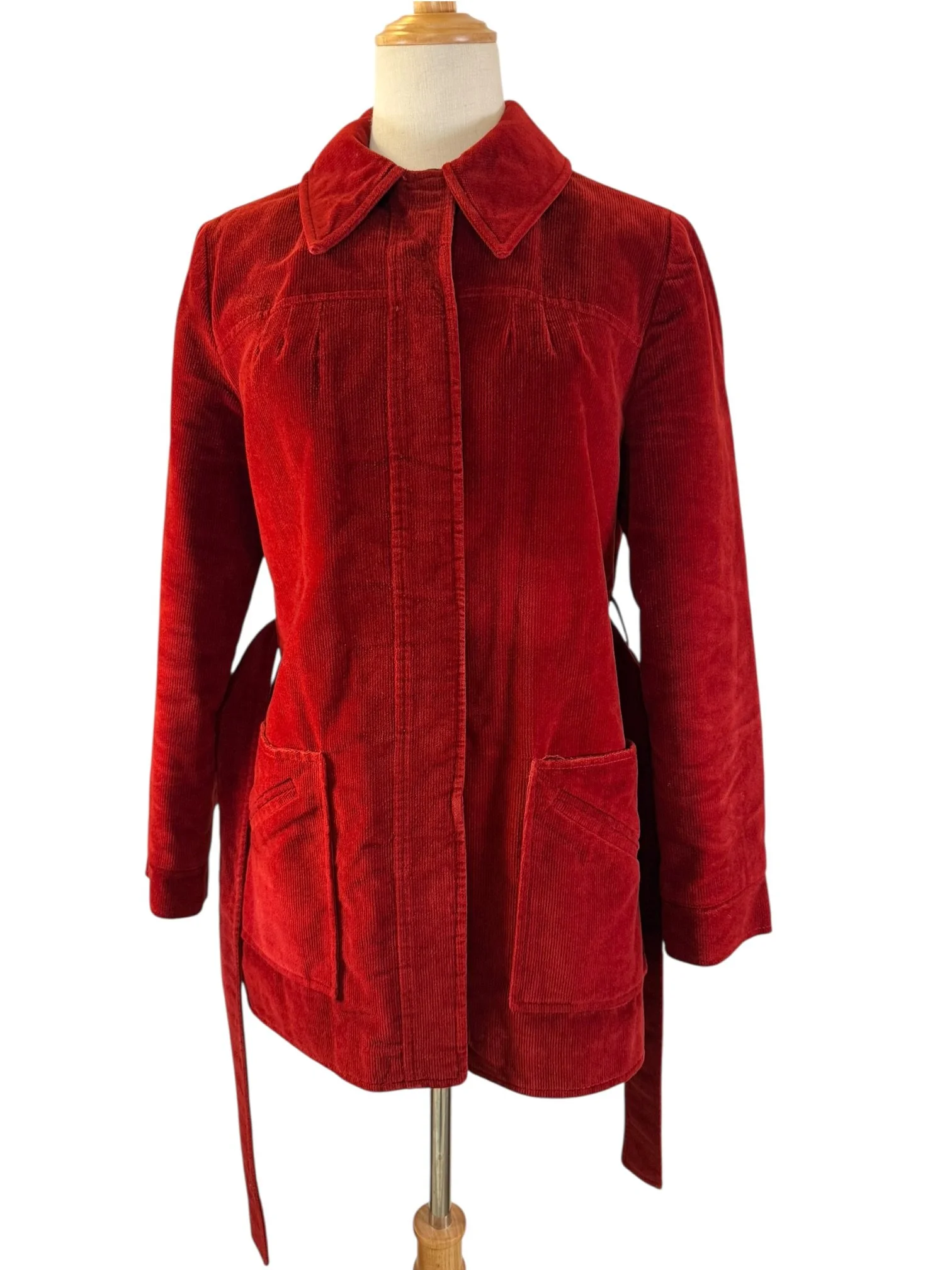 Sears Red Corduroy Belted Coat (10).jpeg