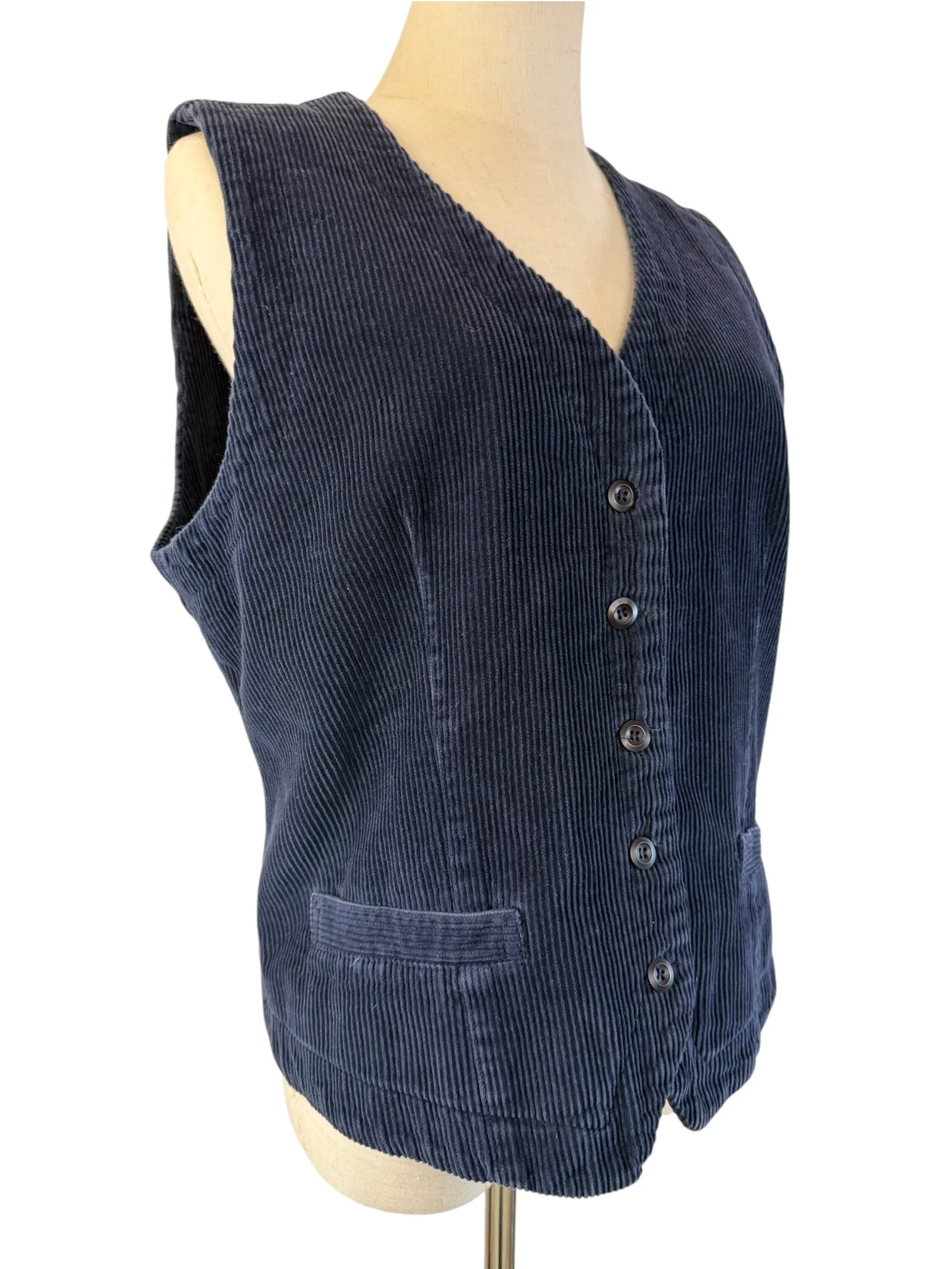 Navy Blue Corduroy Vest (8).jpeg