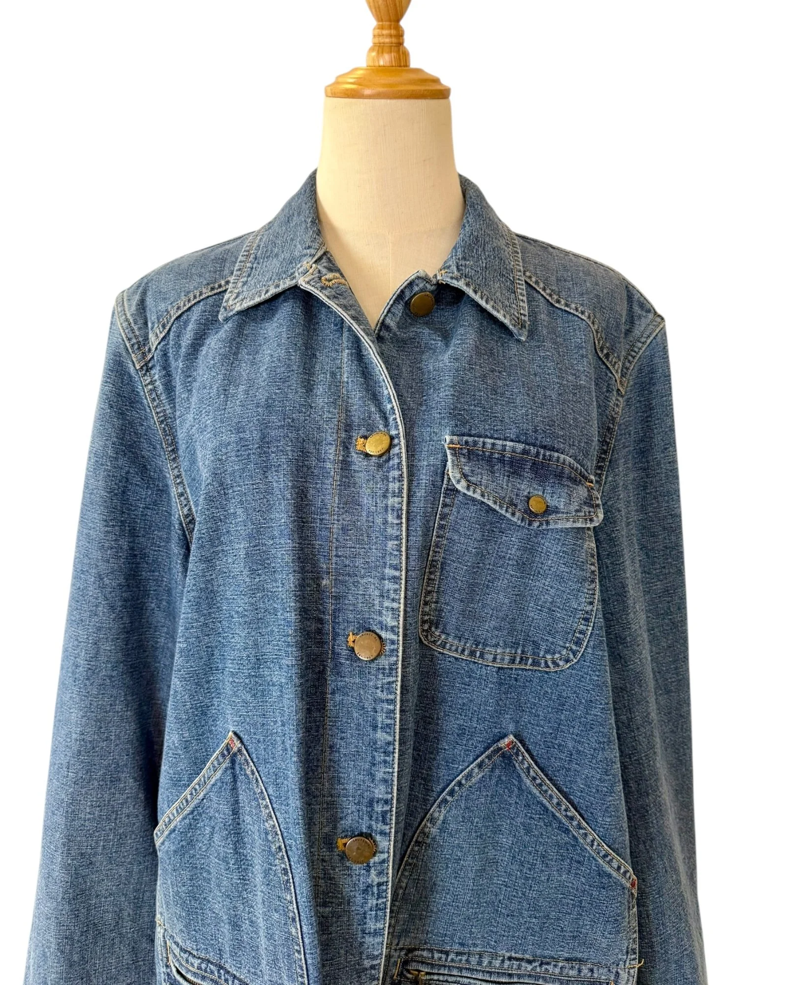 LJC Denim Chore Coat L (5).jpeg