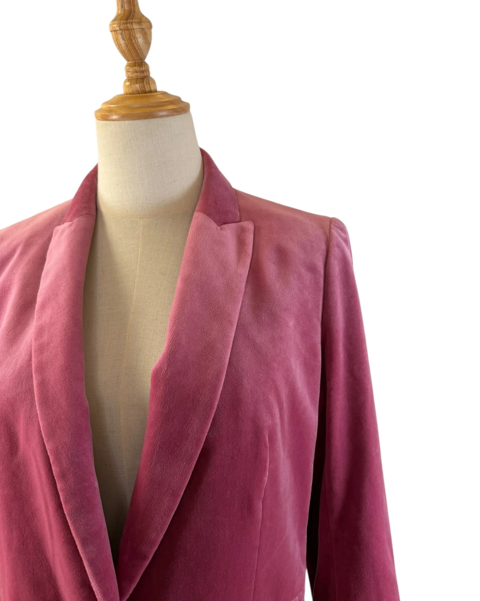 J. Crew Pink Velvet Blazer (3).jpeg