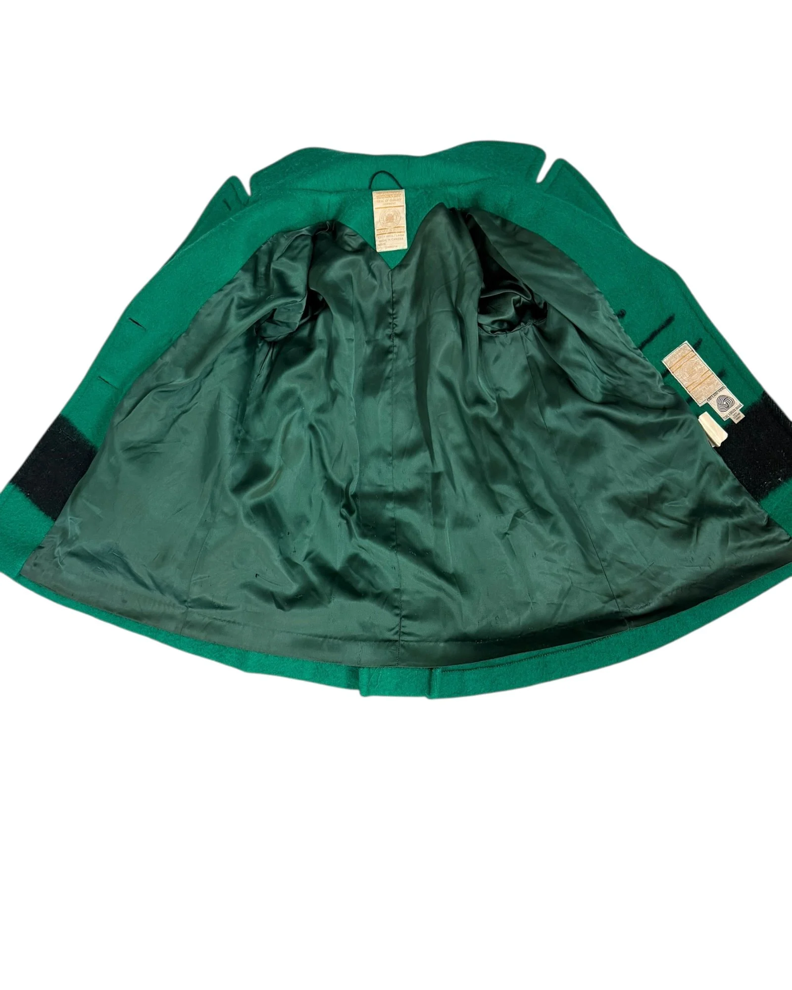 Hudson's Bay Point Blanket Coat Green (5).jpeg