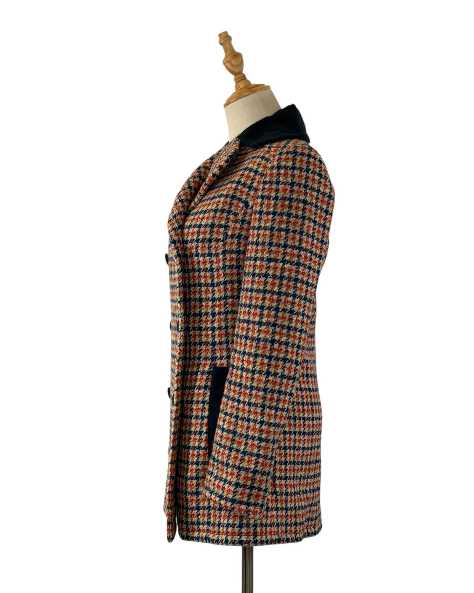 Pendleton Orange Blue Plaid Blazer (7).jpeg