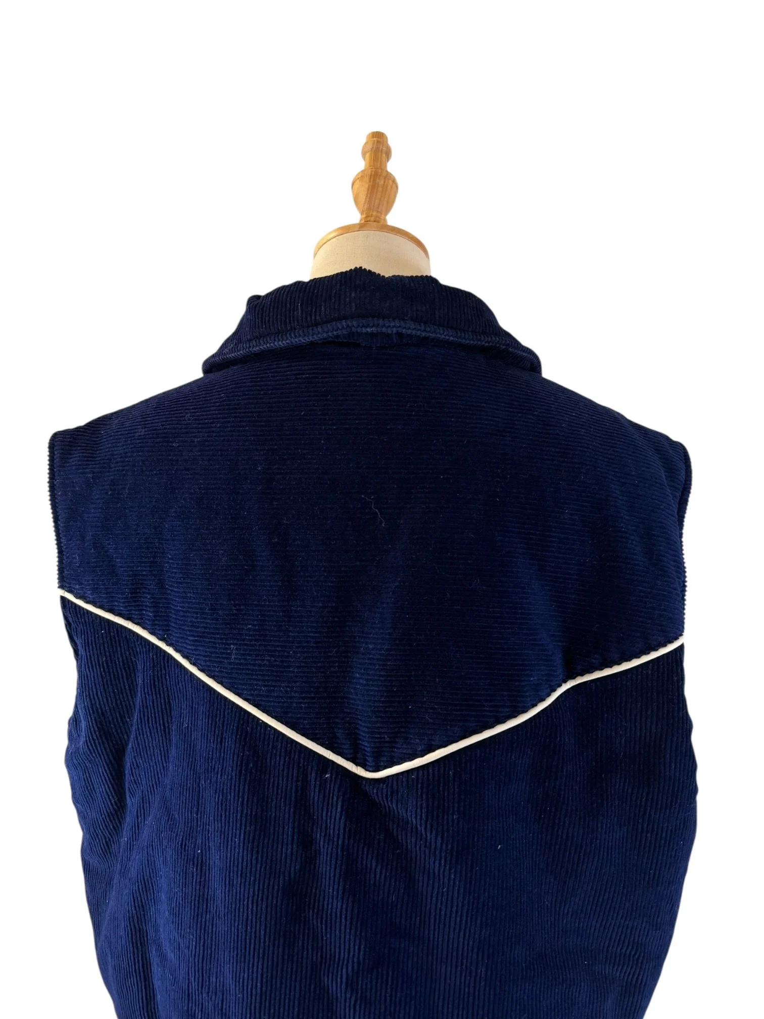 Navy Blue Corduroy Puffy Vest (10).jpeg