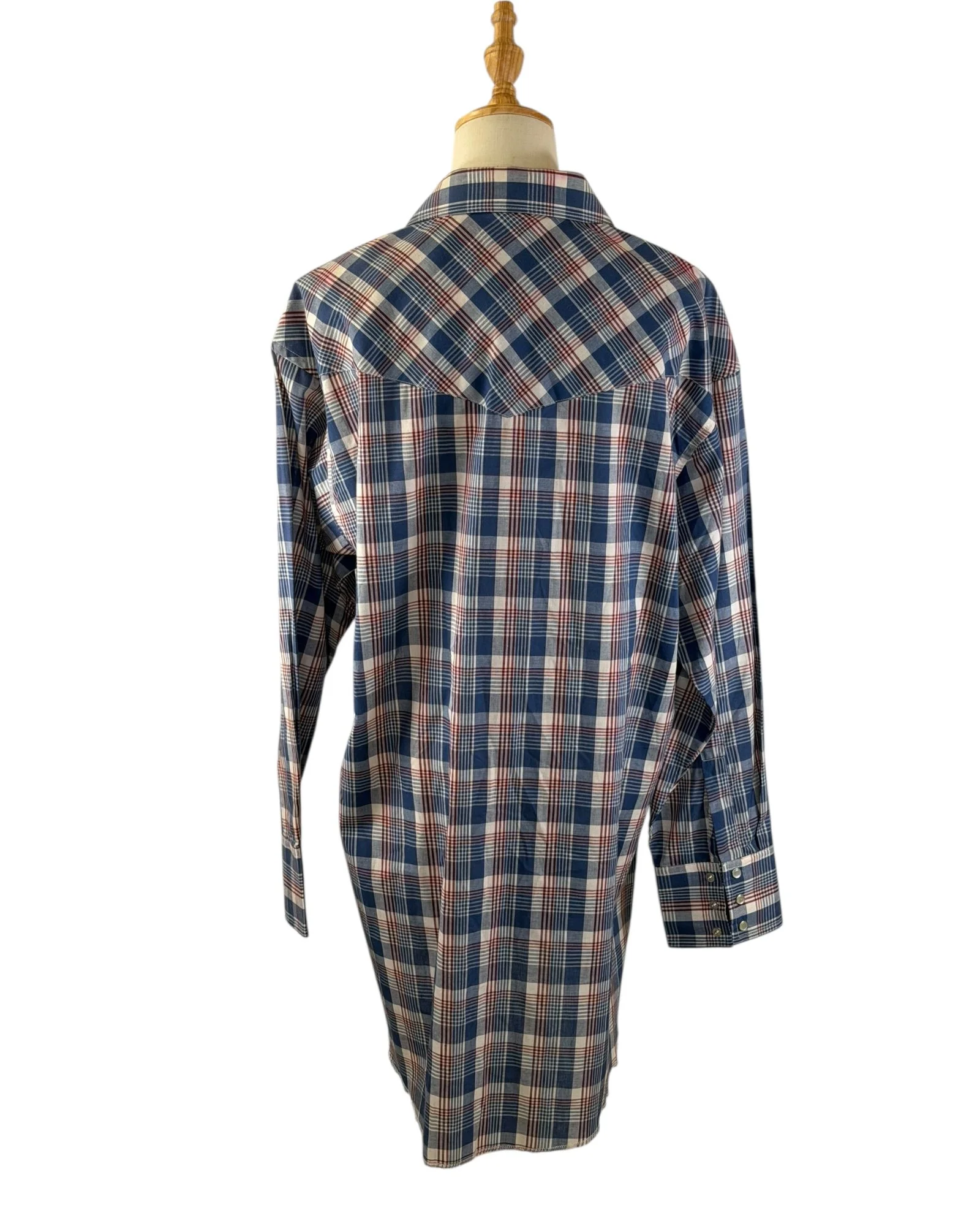 Wrangler Blue & Red Western Shirt (9).jpeg