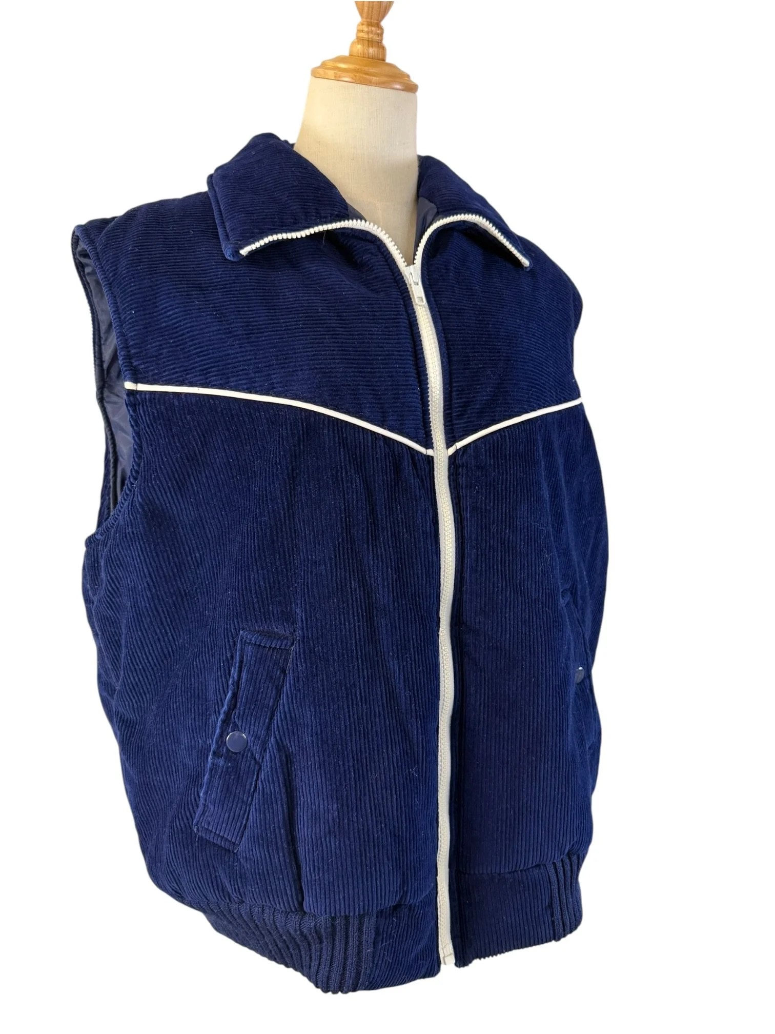 Navy Blue Corduroy Puffy Vest (8).jpeg