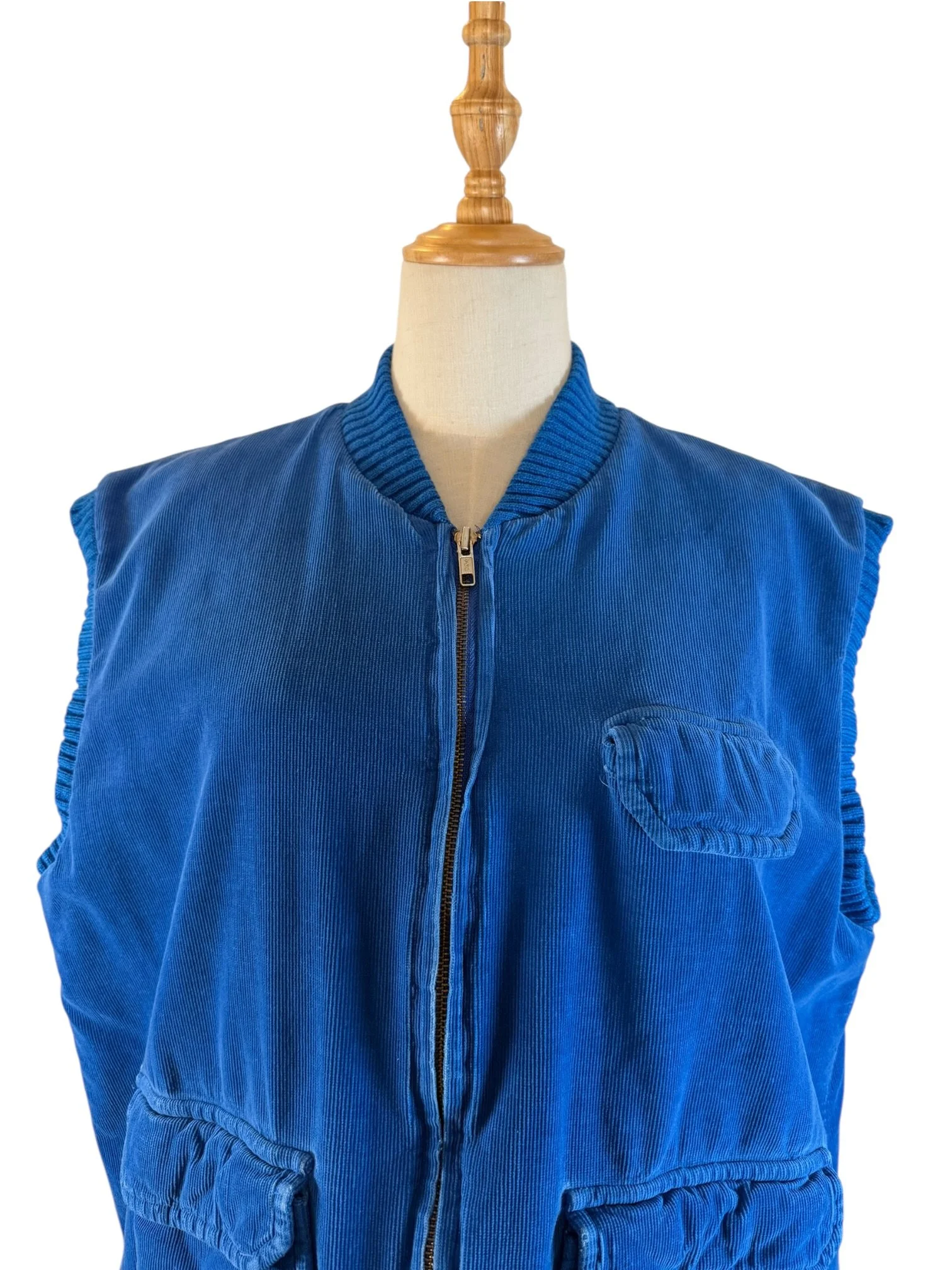 Cobalt Blue Corduroy Puffy Vest (8).jpeg