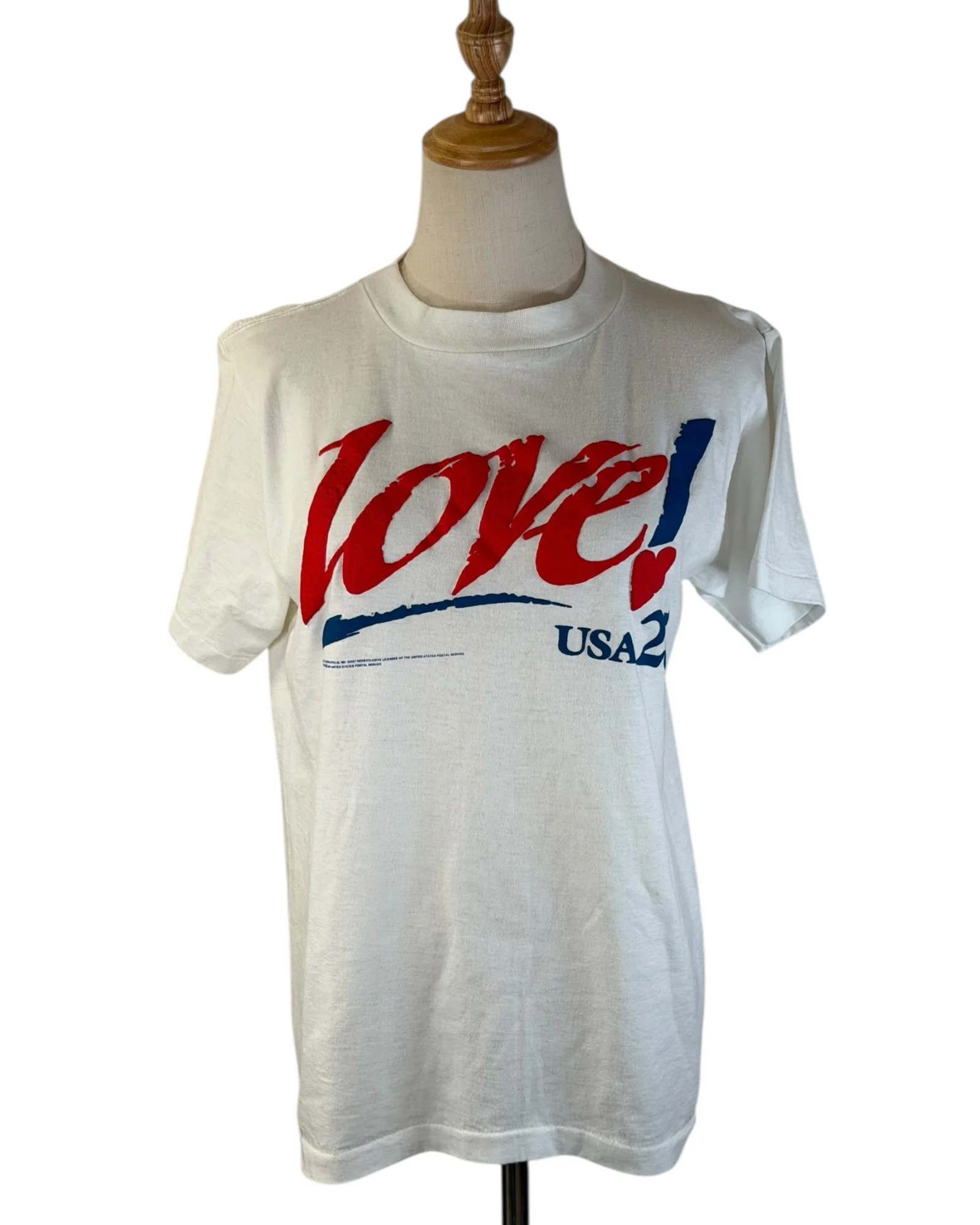 Vintage 1989 USPS Love Stamp T-Shirt