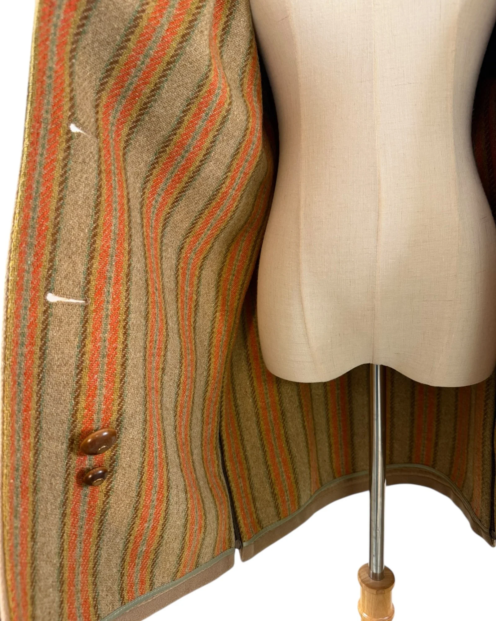 Penguin Coat Tan w Wood Buttons (15).jpeg