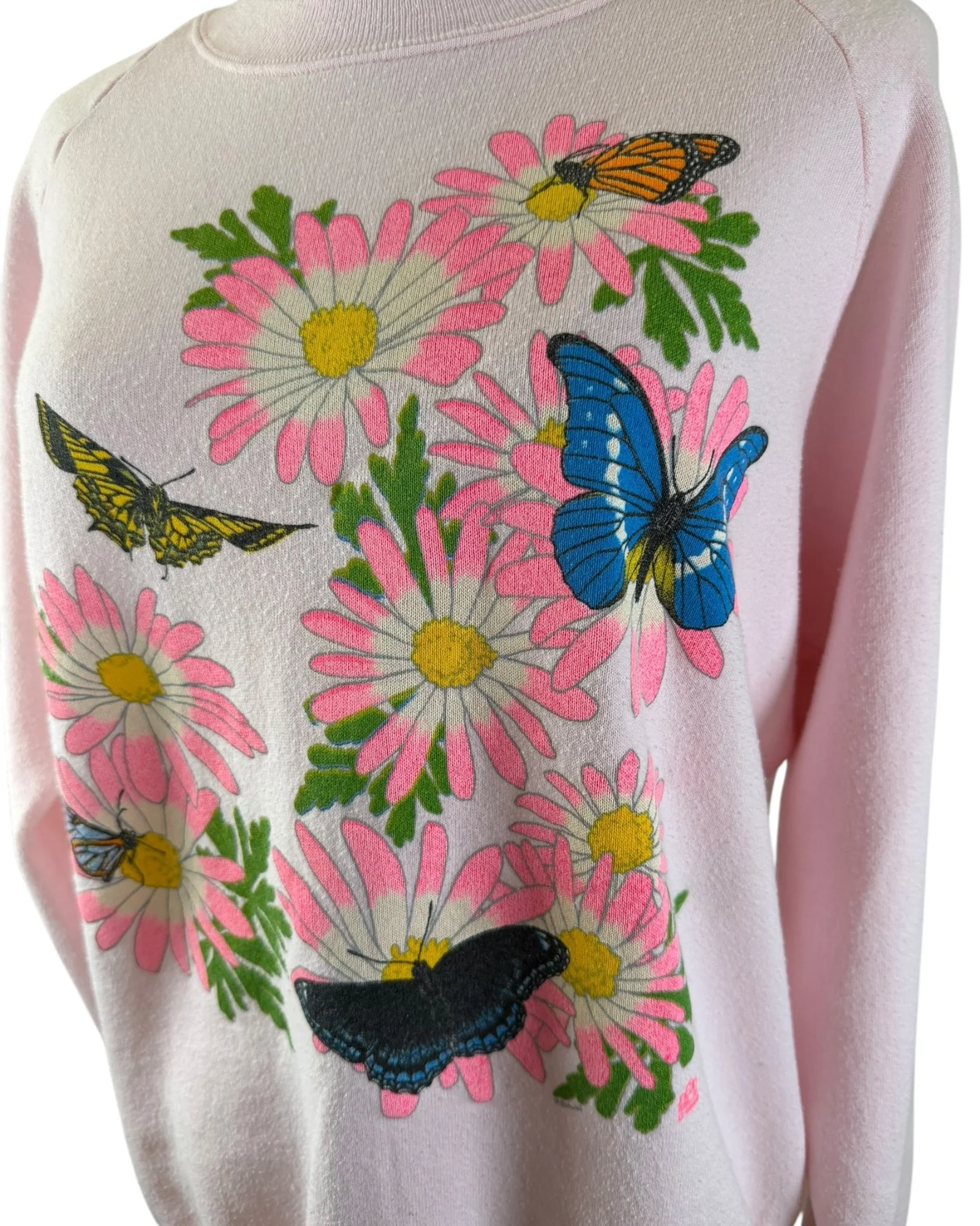 Butterfly Floral Light Pink Sweatshirt (9).jpeg