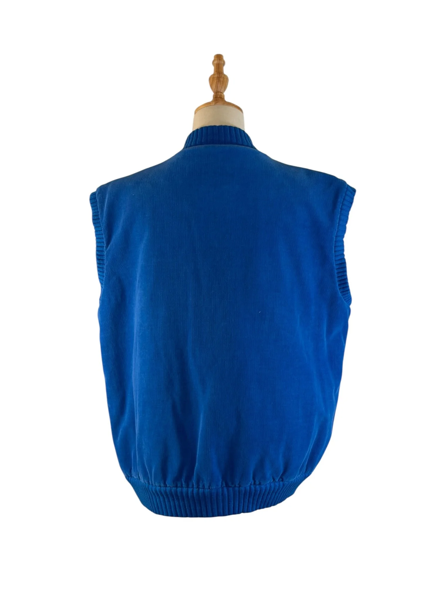 Cobalt Blue Corduroy Puffy Vest (4).jpeg