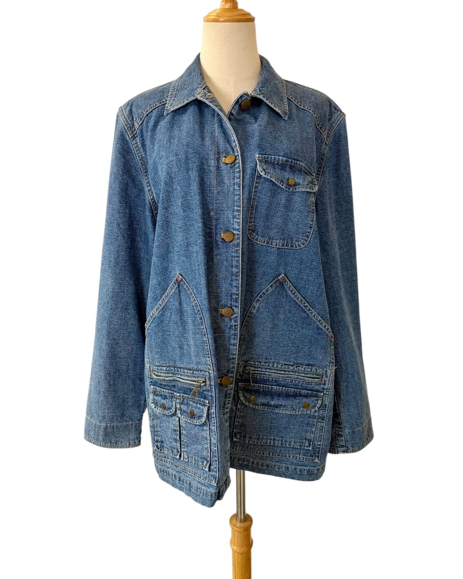 LJC Denim Chore Coat L (4).jpeg