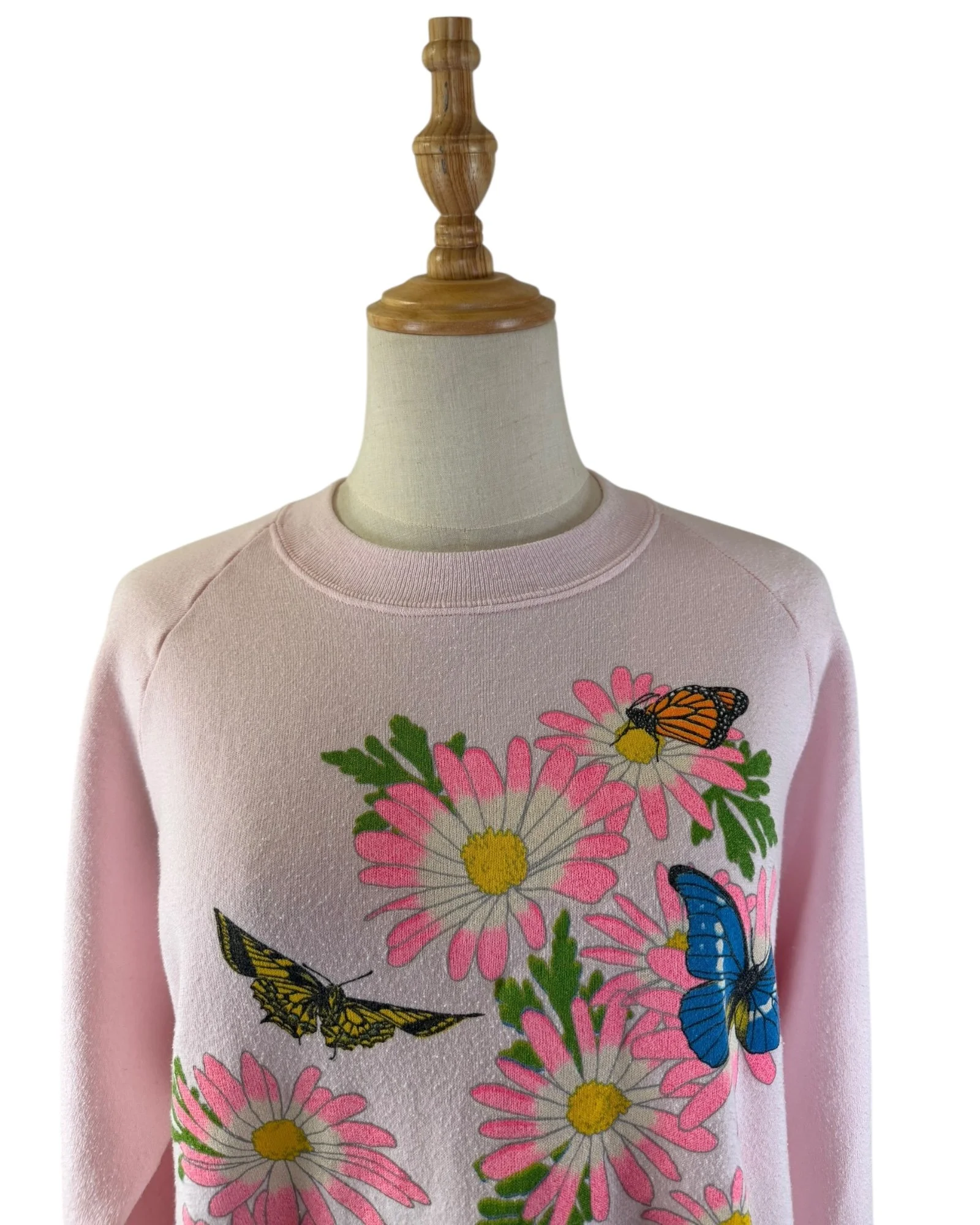 Butterfly Floral Light Pink Sweatshirt (8).jpeg