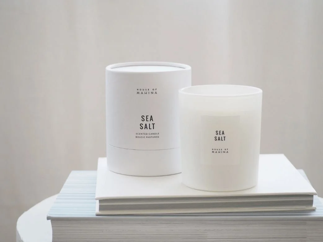 House of Mahina 12 oz Candle - Sea Salt