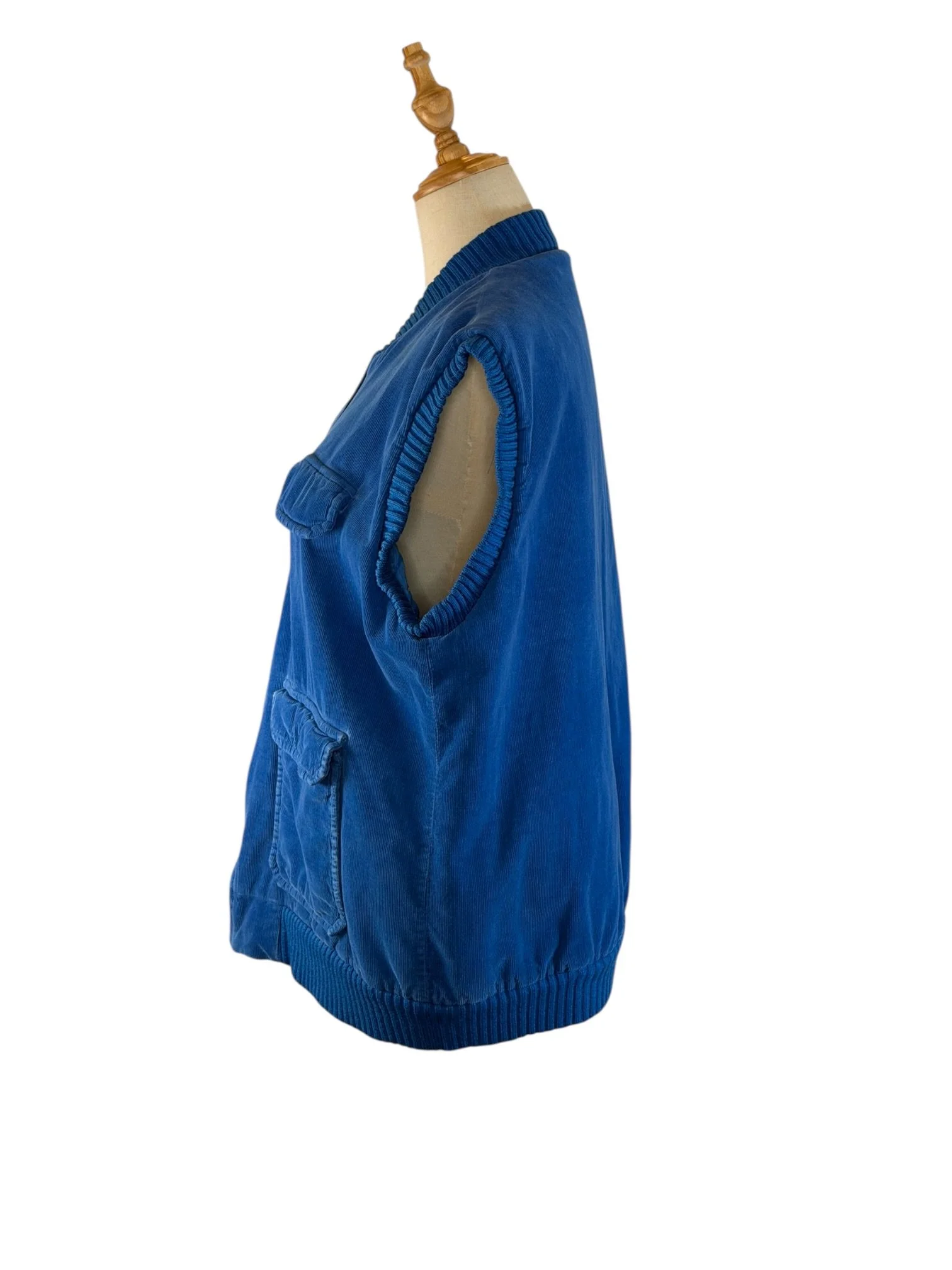 Cobalt Blue Corduroy Puffy Vest (3).jpeg
