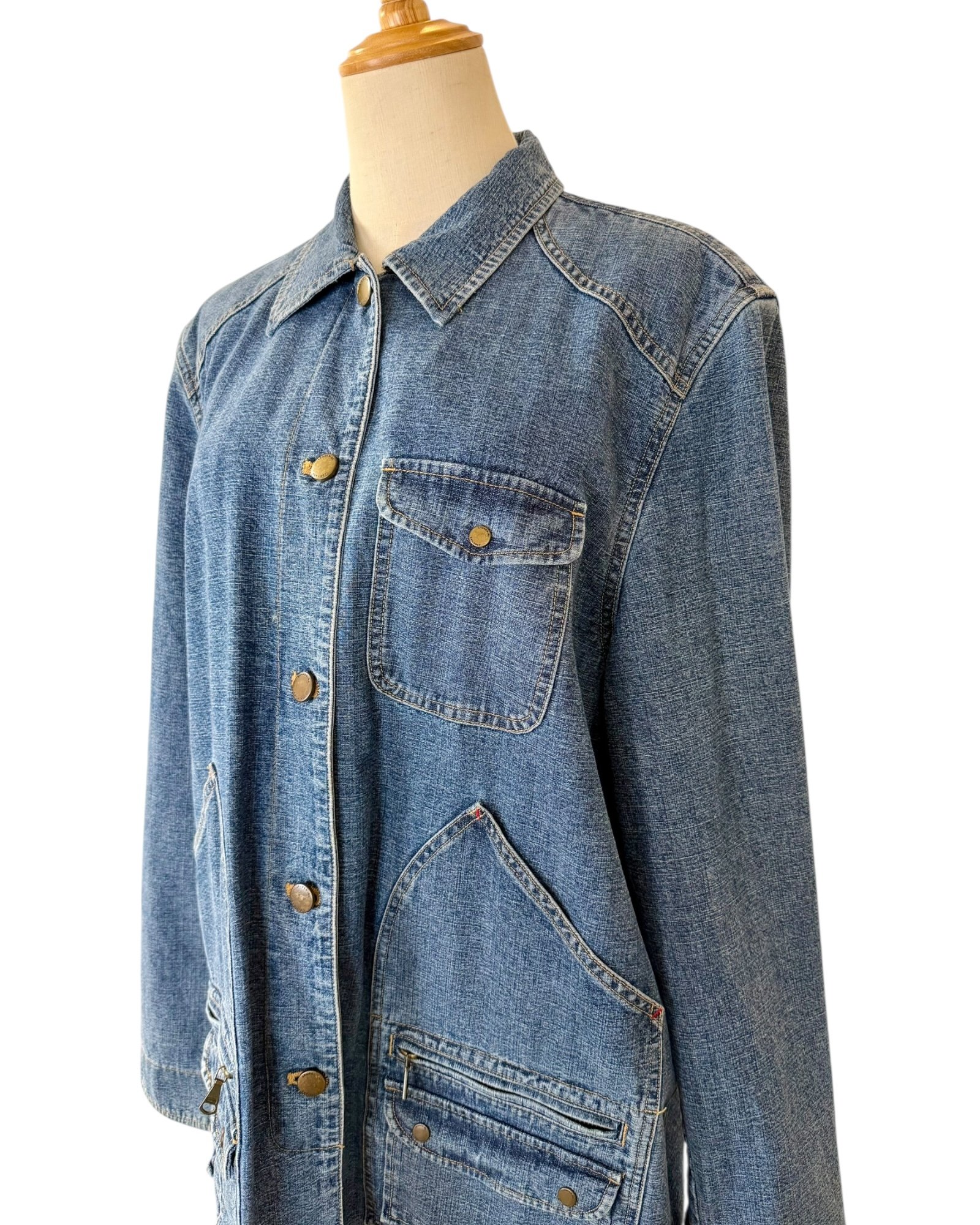 LJC Denim Chore Coat L (9).jpeg