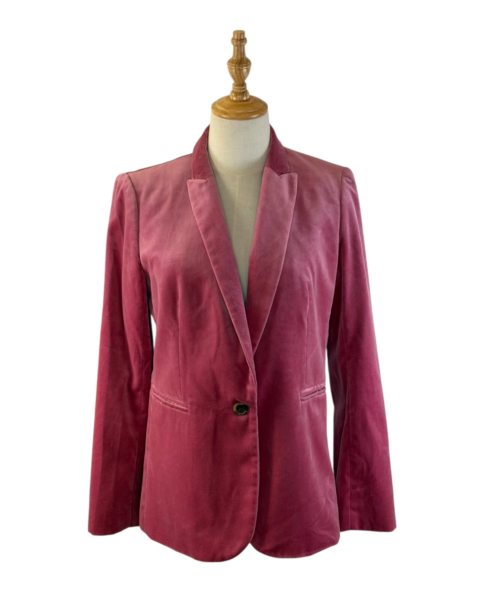 Pre-Loved J. Crew Pink Velvet Blazer