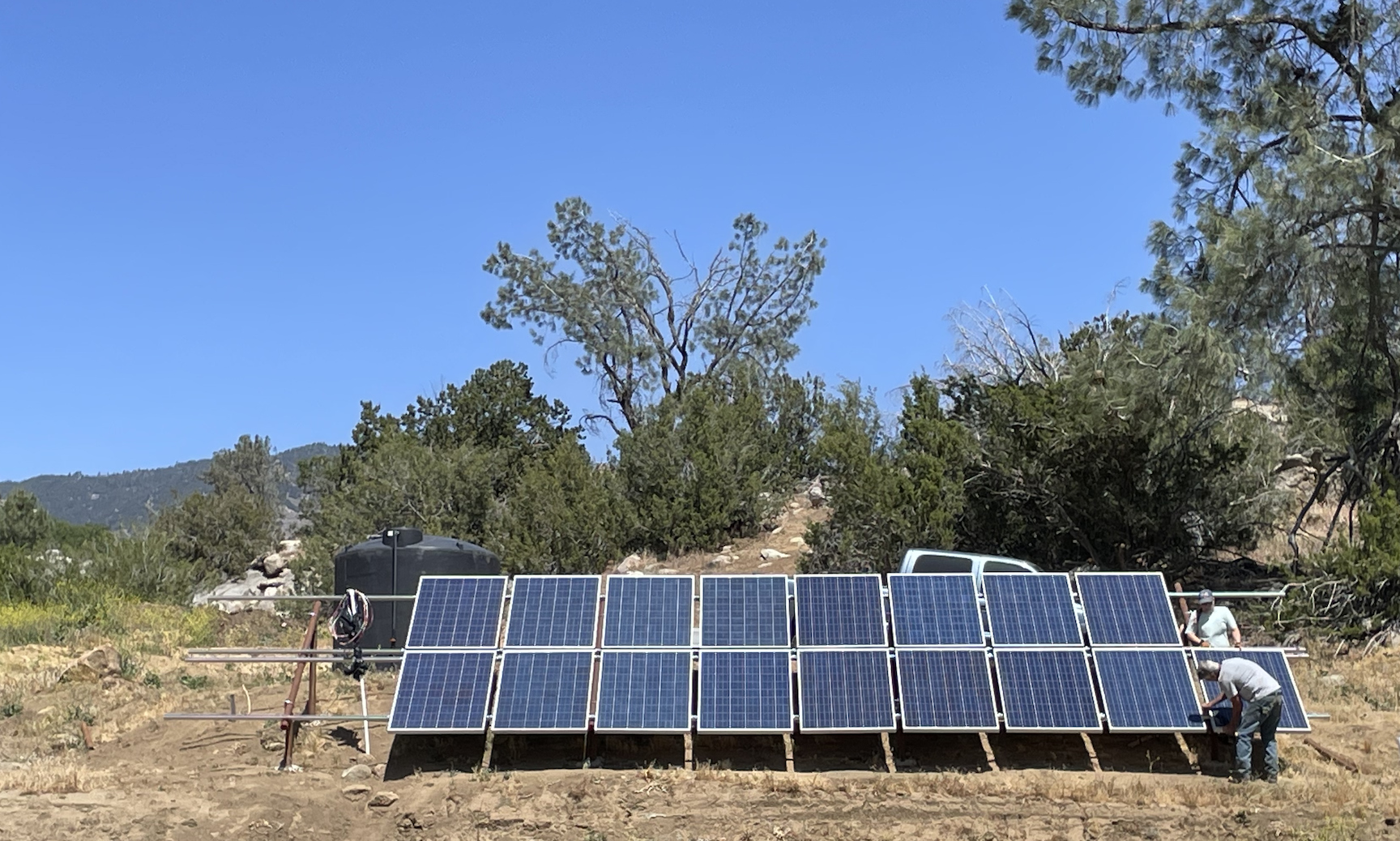 Mounting solar panels