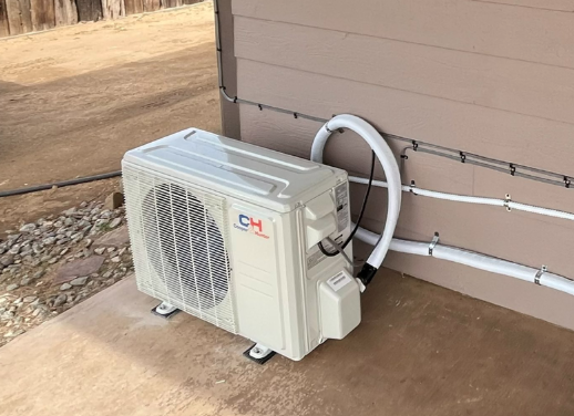 A mini-split unit we installed for a client