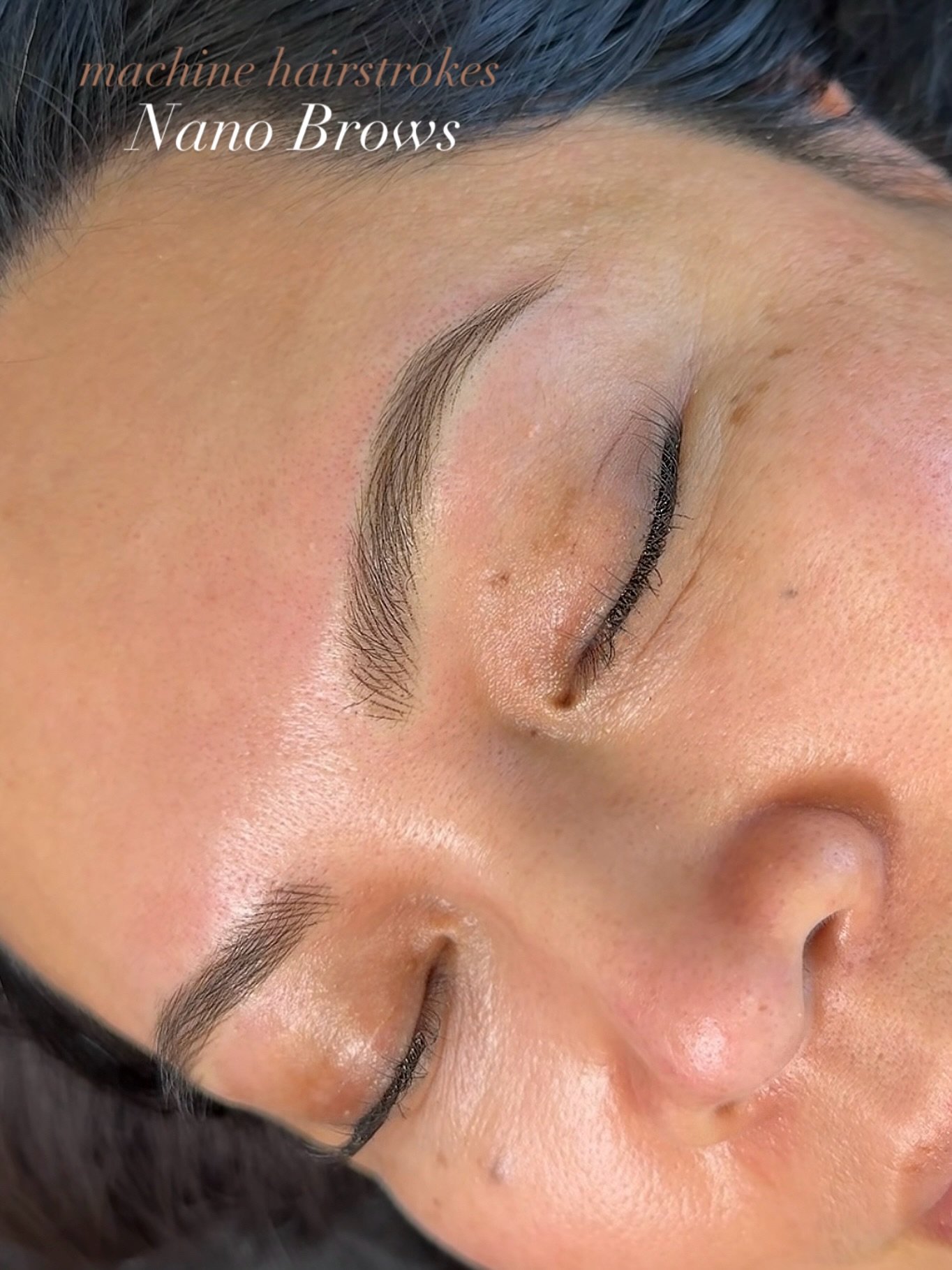 Don&rsquo;t let them convince you to get something you don&rsquo;t want. If you want only hairstrokes it absolutely is possible 😁 
.
.
.
.
#nanobrows #nanobrowspmu #nailsdallas #lashesdallas