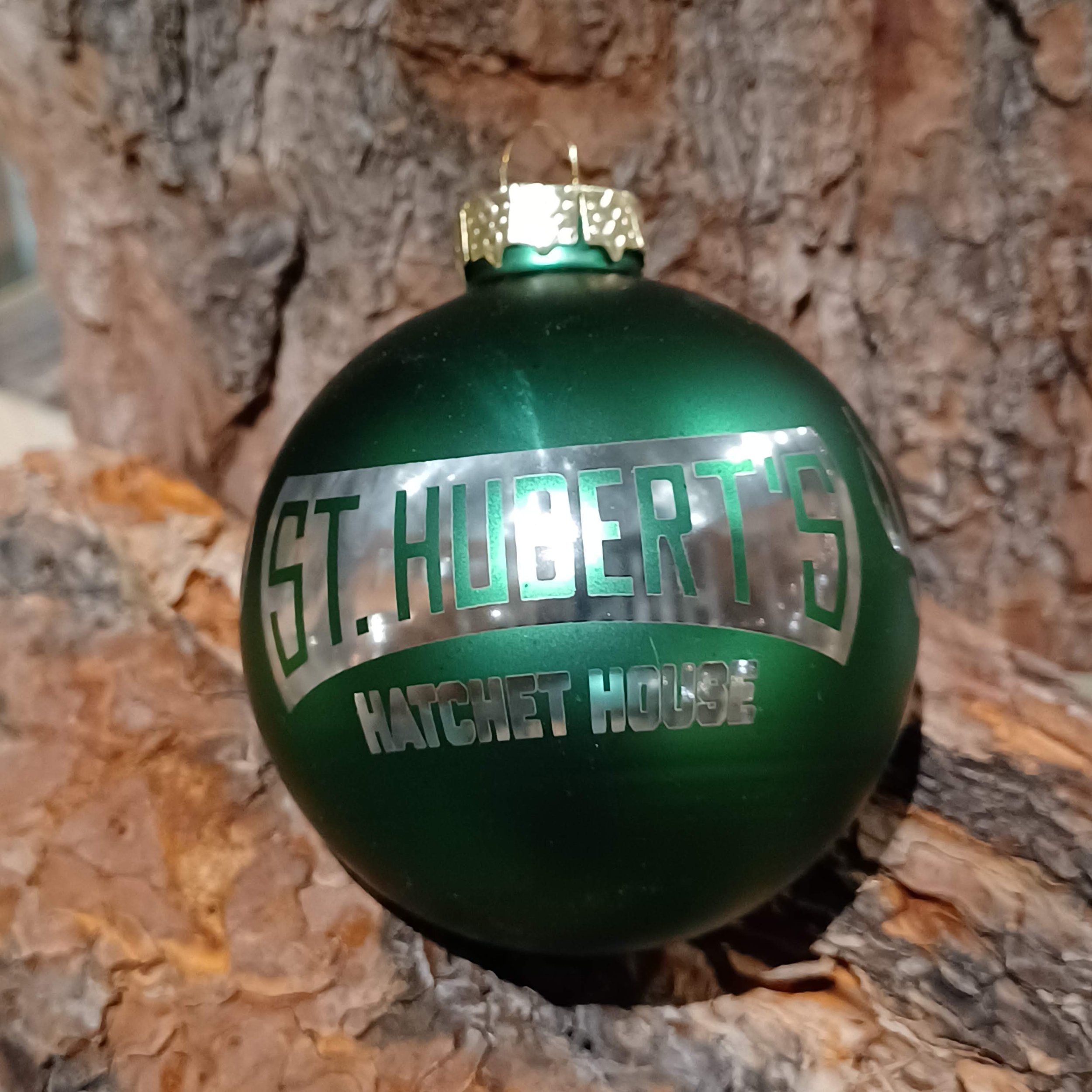 Custom Glass Christmas Ball Ornament