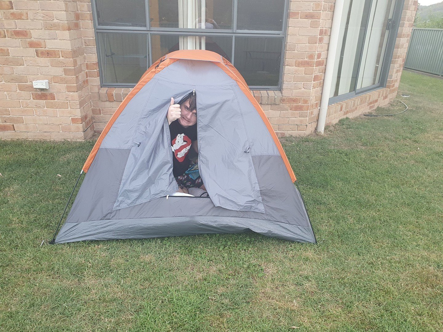 Sleeping under the stars ... It has been a goal for Jono to go camping,  and we have been supporting him to achieve this goal, and preparing with a few trial nights in the tent in the backyard. We look forward to updating you about his trip soon!