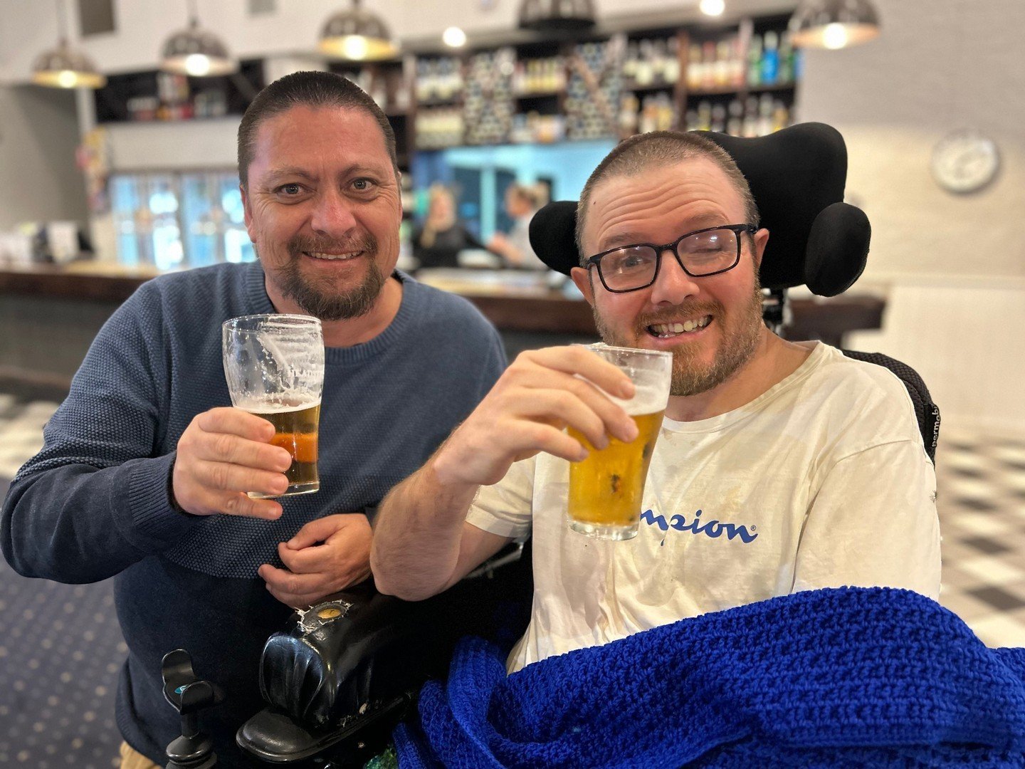 We hope you all enjoyed your weekend! 
Fred and Jock had a fantastic time catching up down at the pub! We love to see our participants out enjoying the little things in life, as well as having the opportunity to practice money management and social s
