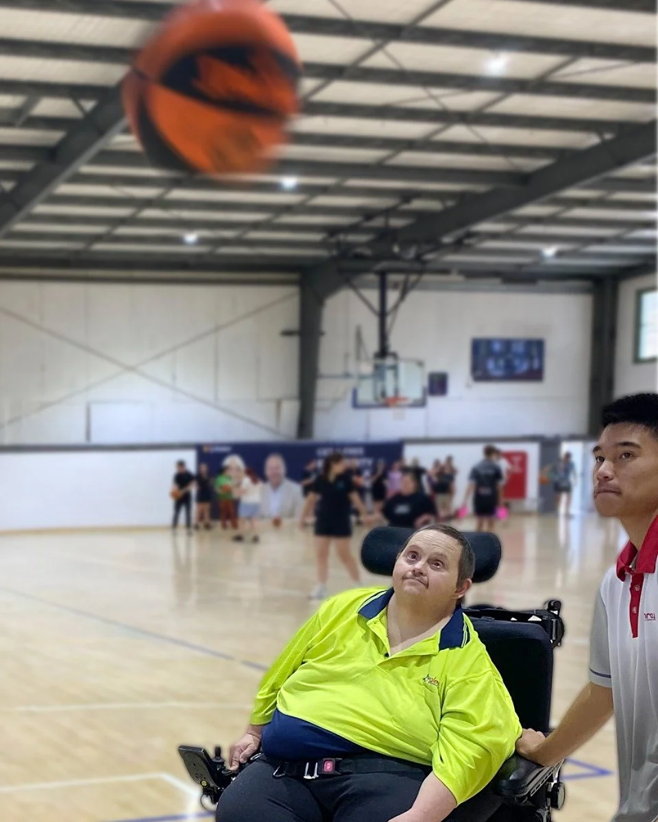 Yesterday our participants took part in Perfect Storms 'Hoops for All program'. The whole day was packed with fun, laughter and plenty of skill-building action. From dribbling and shooting to passing and creative ball maneuvers, every participant fou