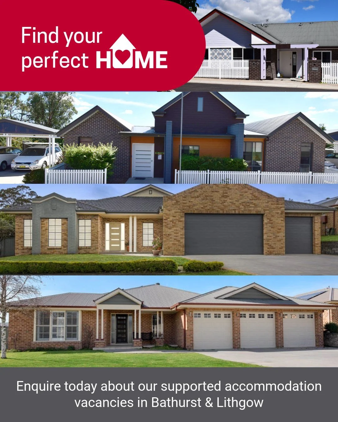 Looking for your perfect home? 🔎🏡

We currently have a range of SIL &amp; SDA vacancies available now in Bathurst and Lithgow.

🏡 Hibiscus, Lithgow &ndash; SIL | 4 beds | 1 vacancy
🏡 Hakea, Lithgow &ndash; SIL | 4 beds | 1 vacancy
🏘️ Acacia, Bat