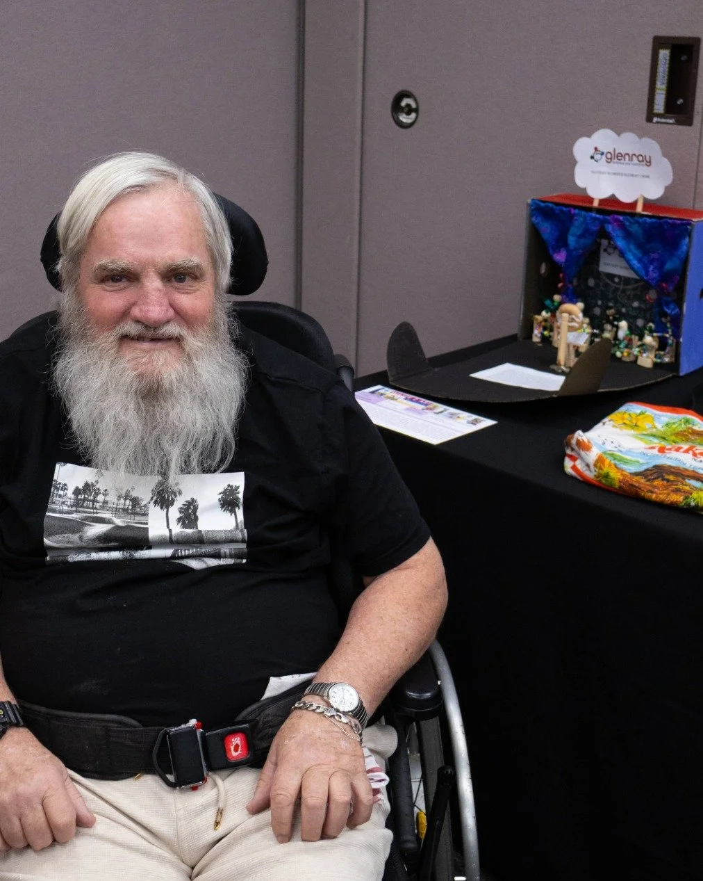 Glenray Lifestyle &amp; Learning Centre recently took part in Bathurst Council&rsquo;s Waste 2 Art competition, the theme this year was &ldquo;Shrink Your Footprint&rdquo;.

Over several weeks, the group collected recyclable materials and turned them