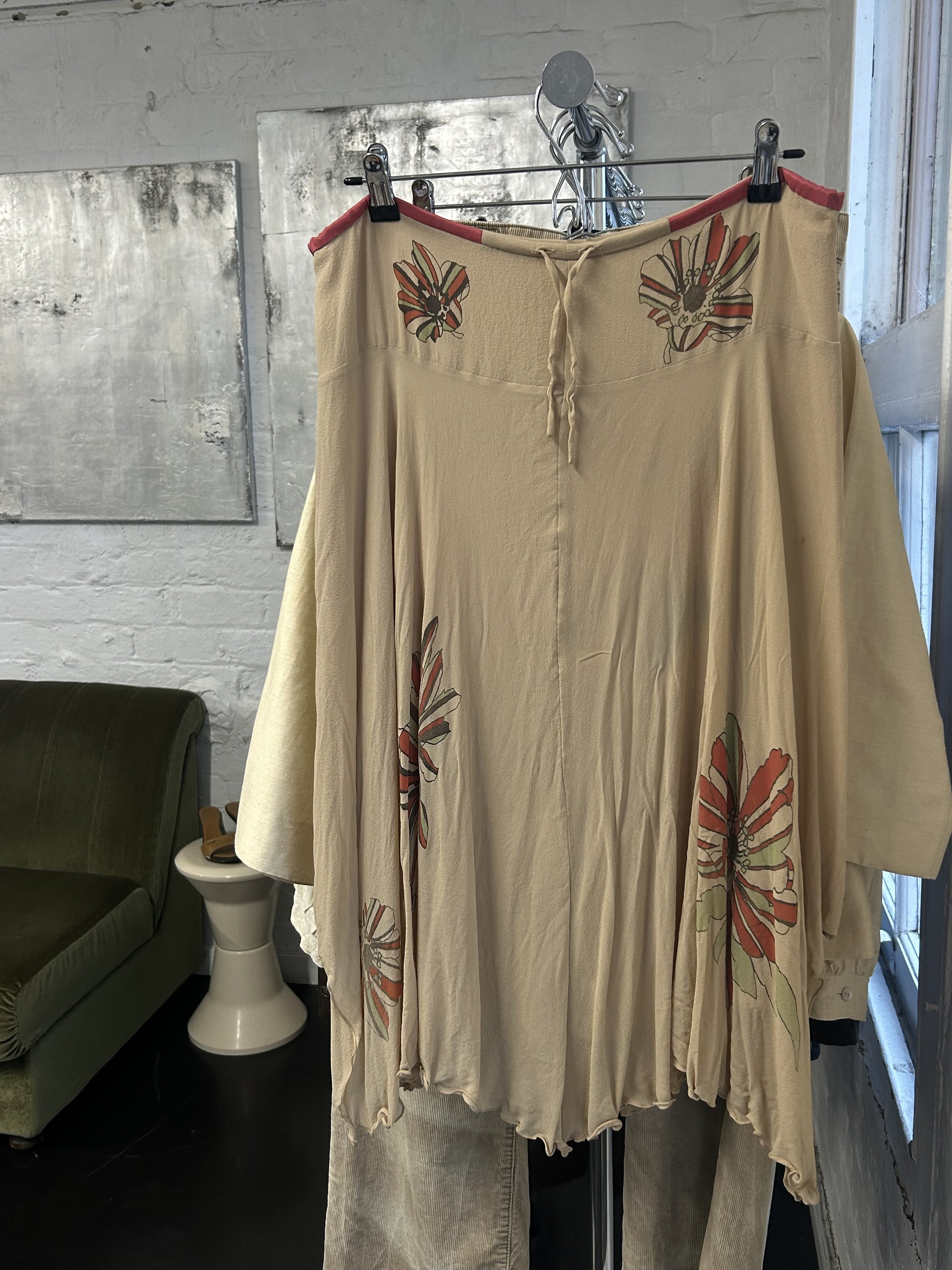 TSUMORI CHISATO silk skirt