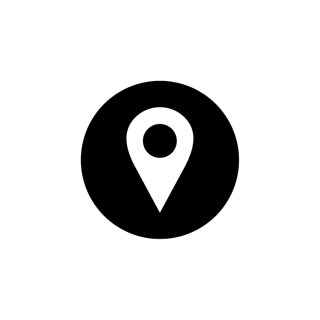 Map location pin icon.