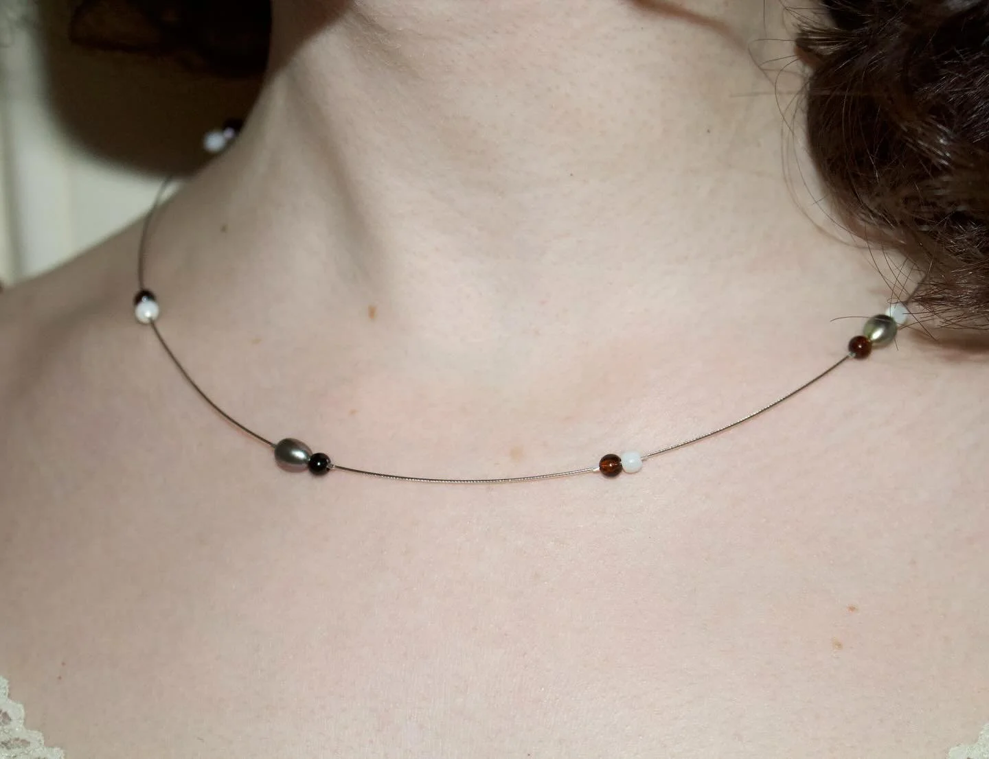 The floating necklace 4 from the tish collection 

On the website now ✧