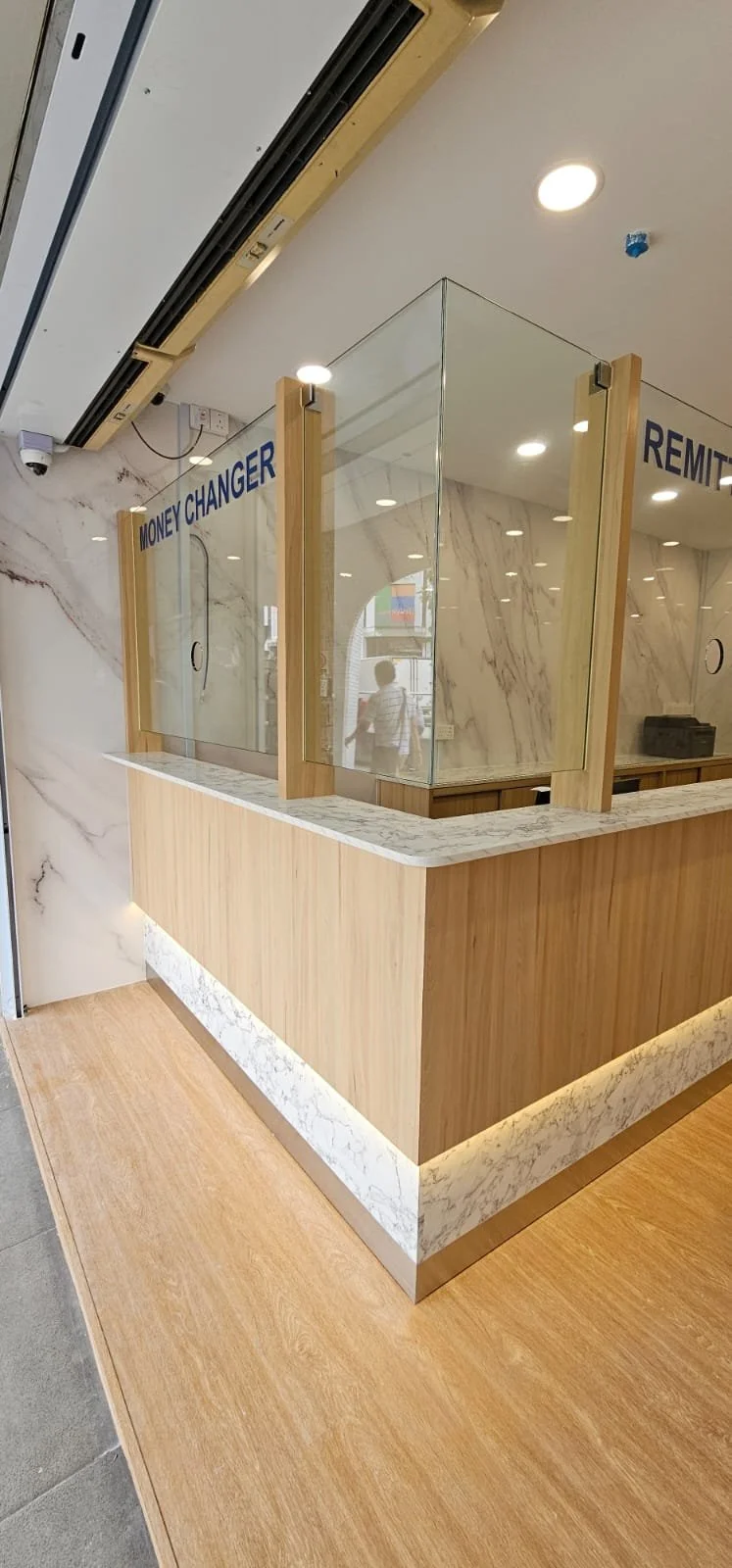 Money Changer @ Peninsula Plaza — Spruce Interiors