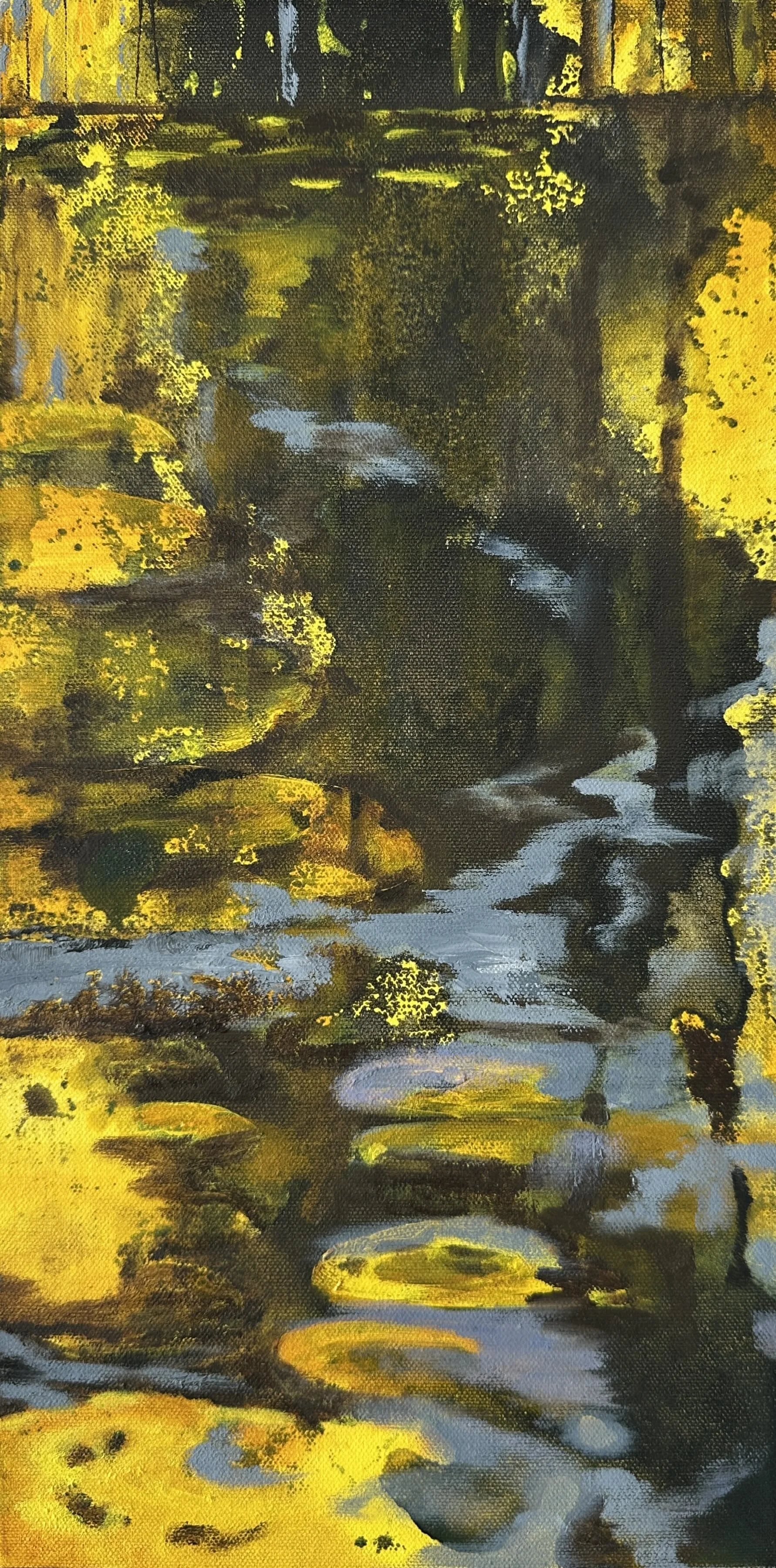 Nightfall, 2026
Oil and ink on board
20 × 41 cm
