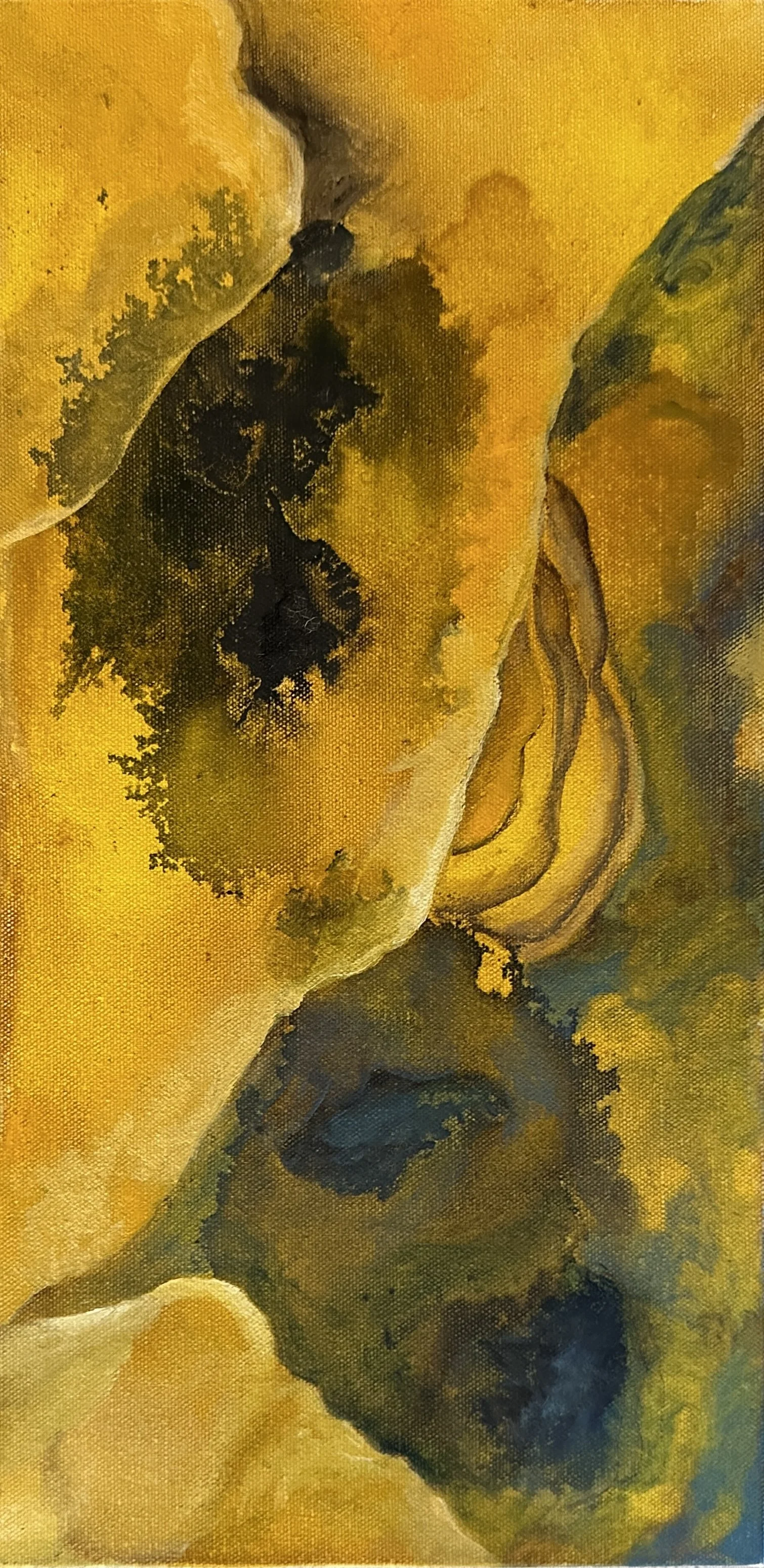 Intertidal I, 2025
Oil and ink on board
20 × 41 cm