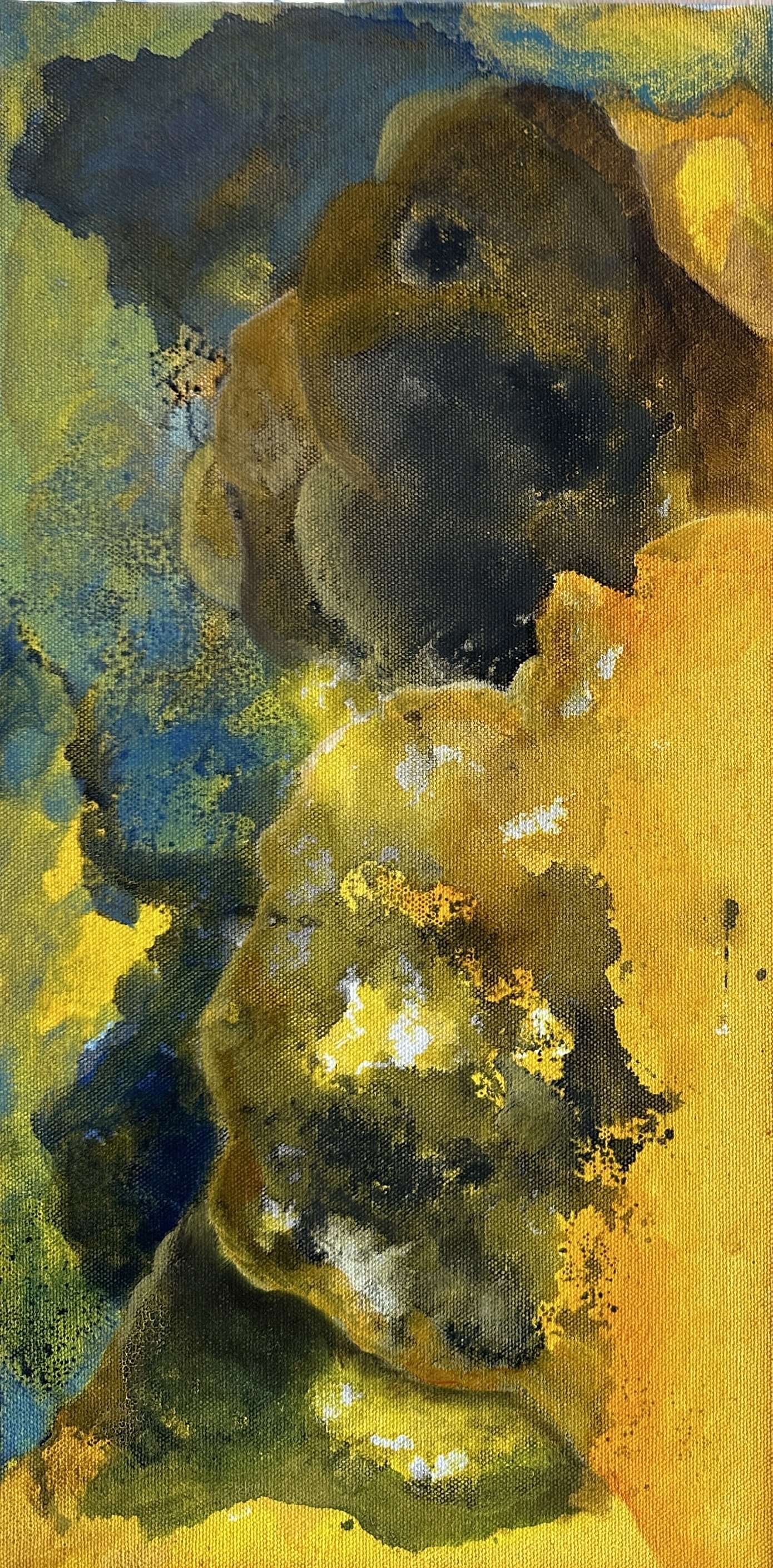 Intertidal II, 2025
Oil and ink on board
20 × 41 cm