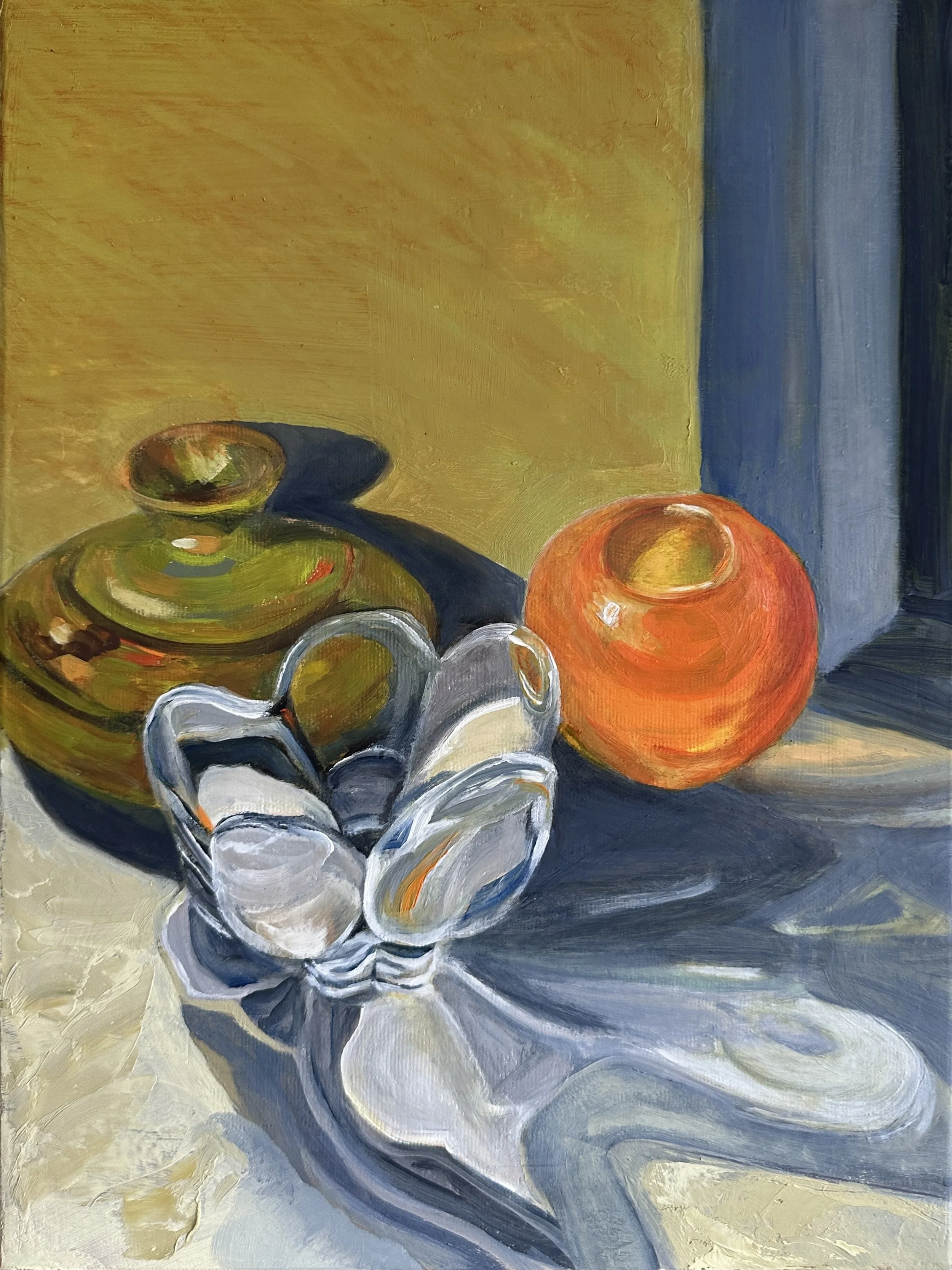 Still Life for Mum VIII, 2025
Oil on canvas
40 × 30 cm