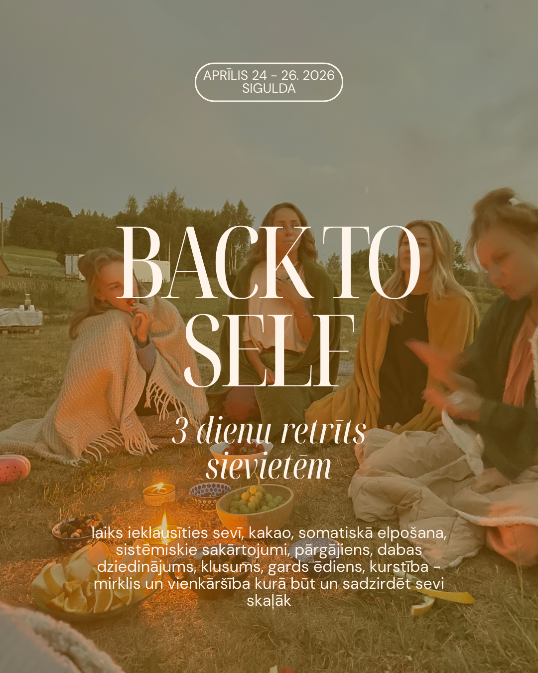 BACK TO SELF retrīts Latvijā