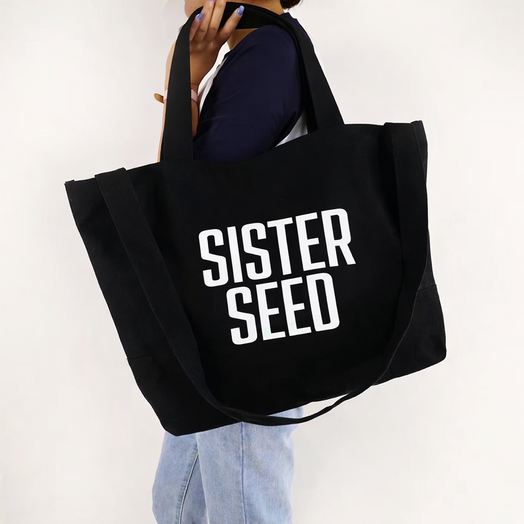 SisterSeed Canvas Tote Bag