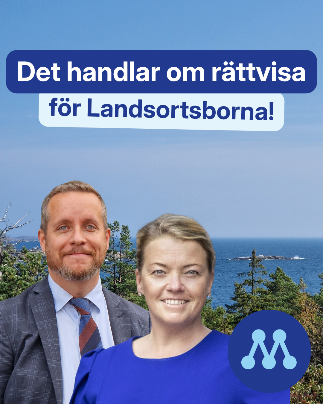 Det handlar om rättvisa för Landsortsborna