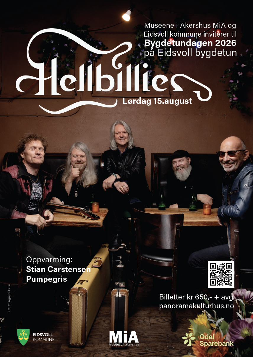Grafisk design // Konsertpakke Hellbillies 2026