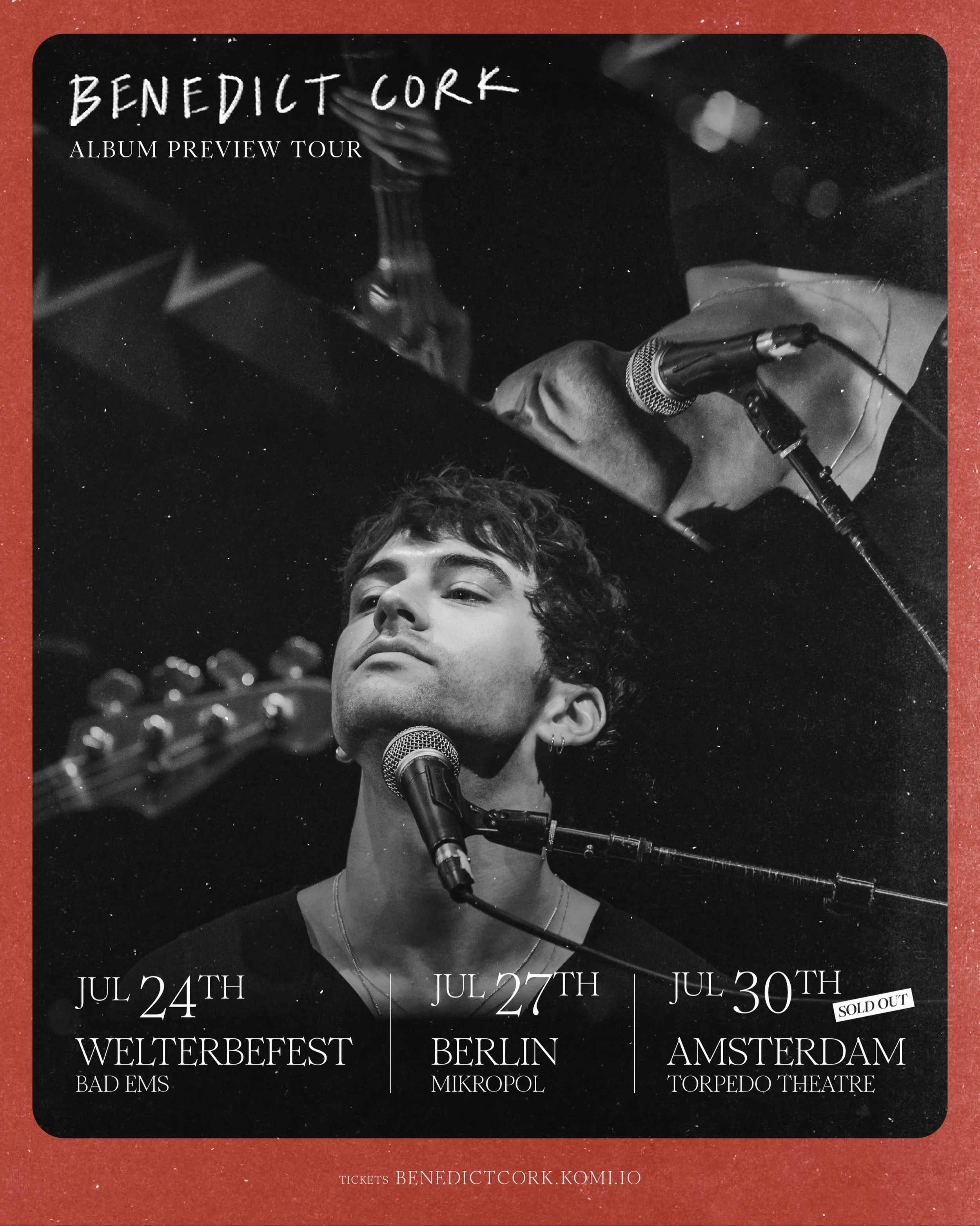 final summer shows before i take a long nap, finish up this album and celebrate another trip around the sun 💫 bad ems, berlin and amsterdam see you so soon, tickets in my bio x
