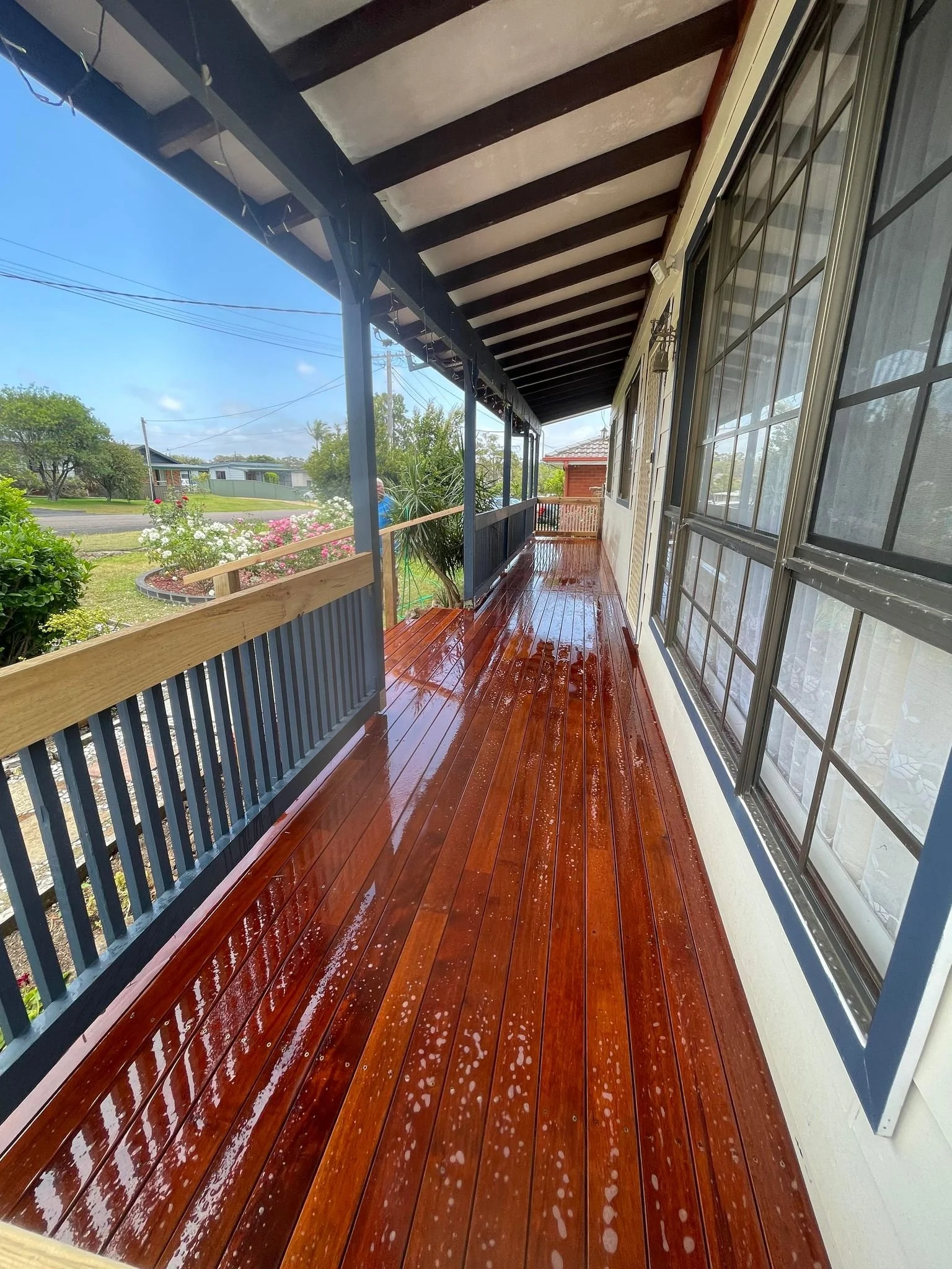 Timber deck built by raz built constructions