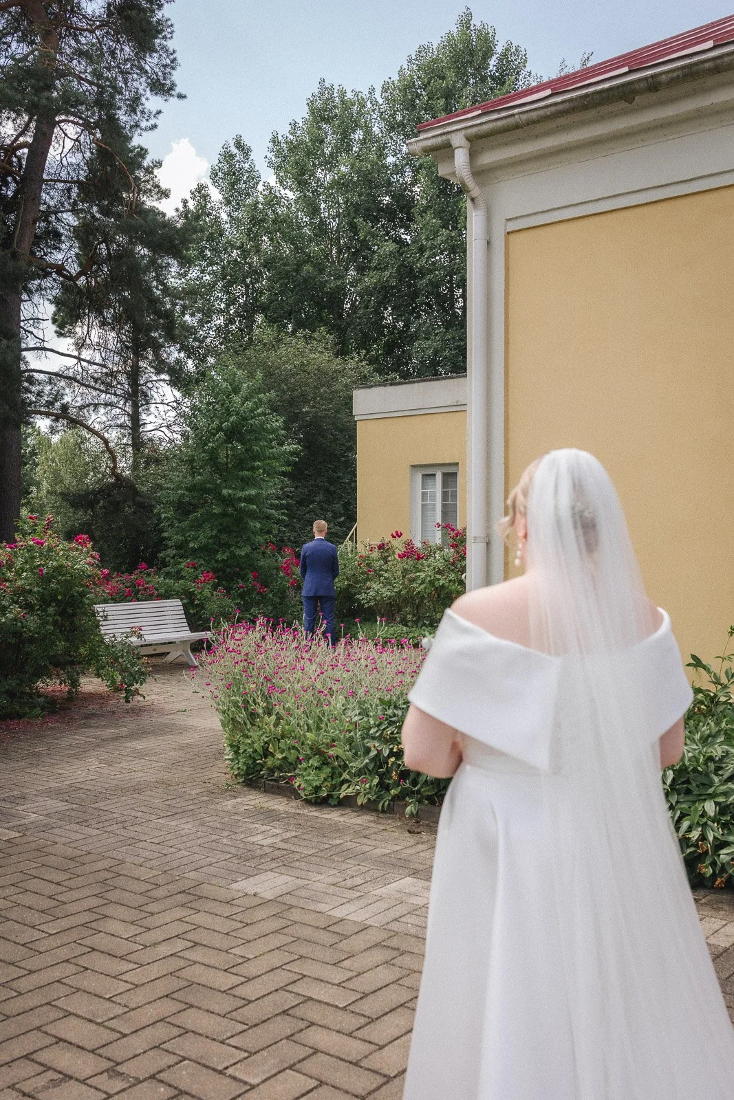 first look hääkuvauksessa