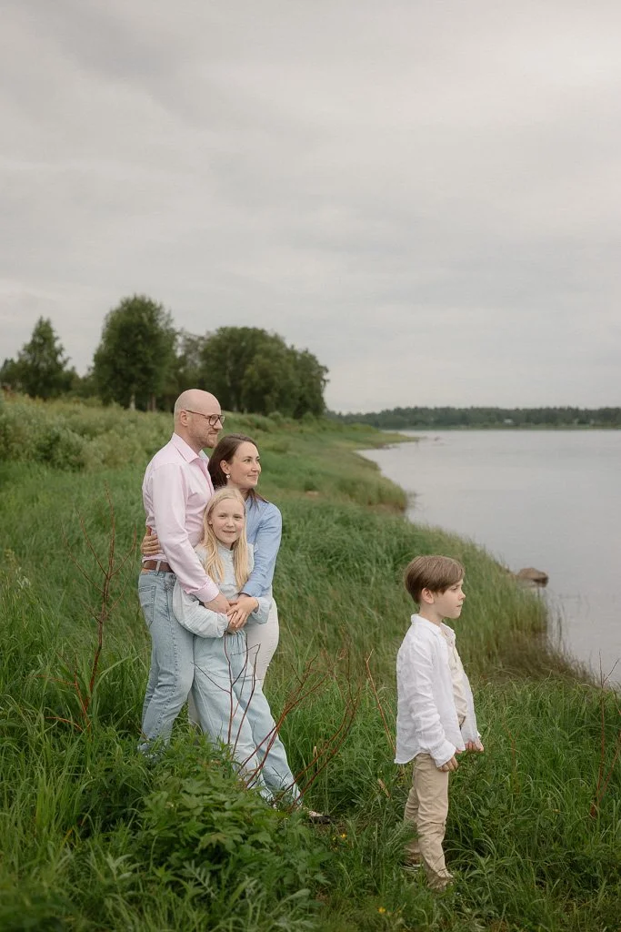 perhekuvaus Lapissa Pellossa