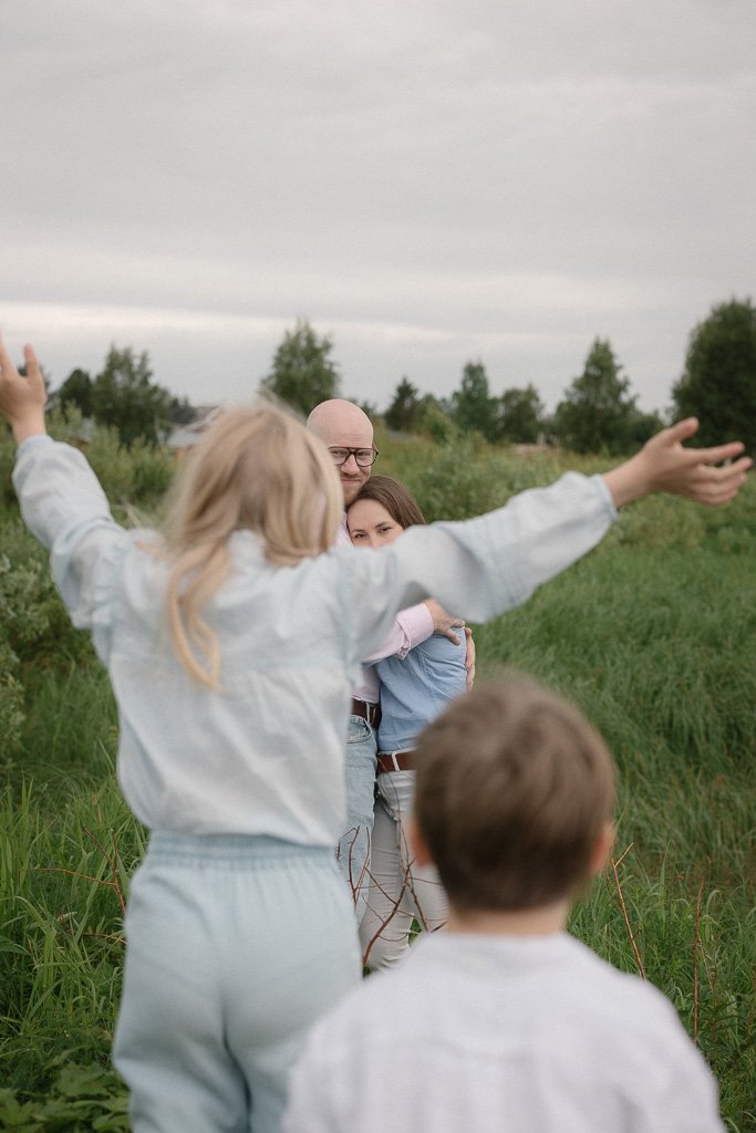 perhekuvaus Lapissa Pellossa